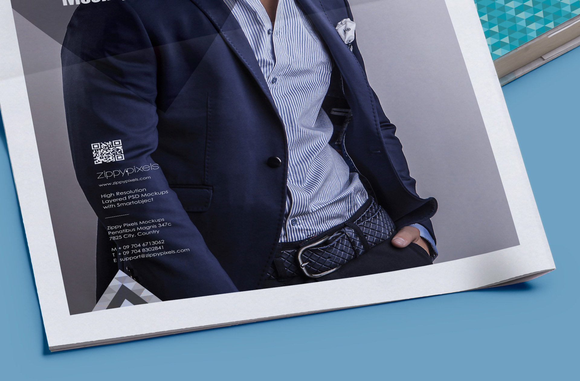 broadsheet newspaper mockup