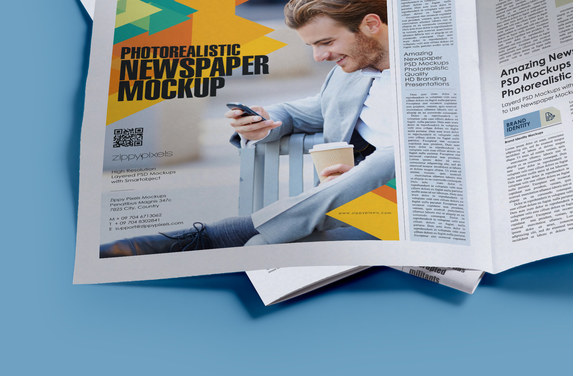 newspaper advertisement layout