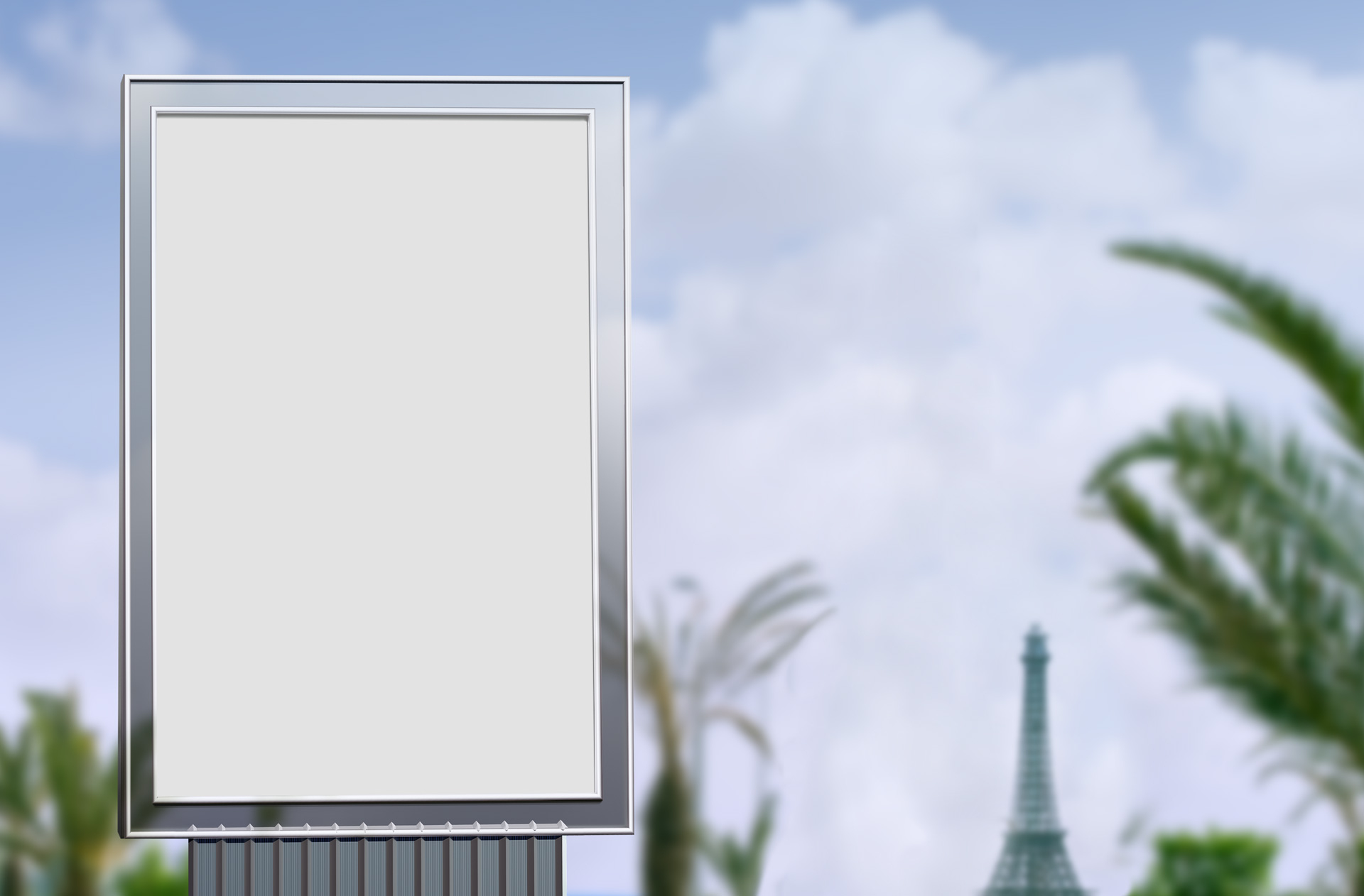 city billboard display
