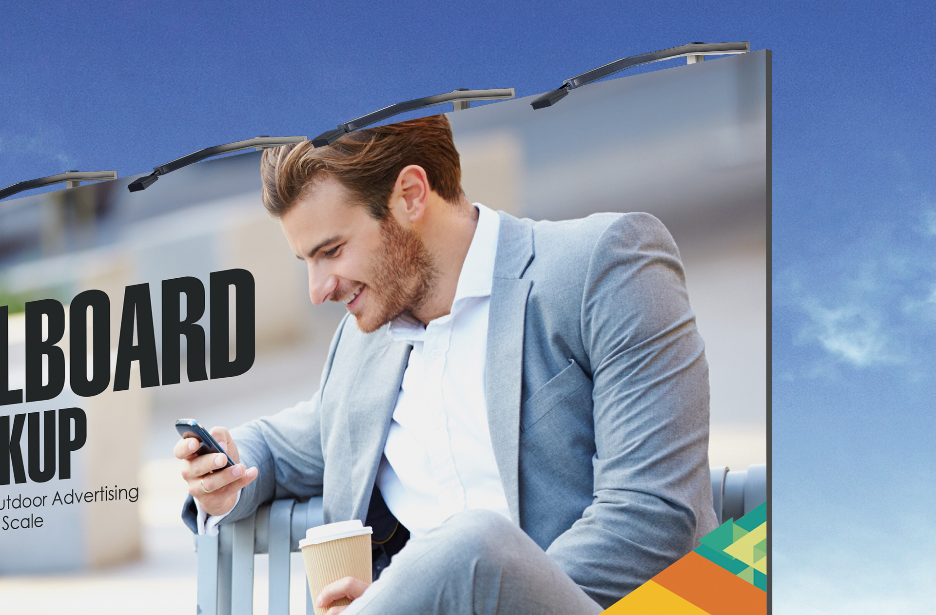 advertising banner mockup