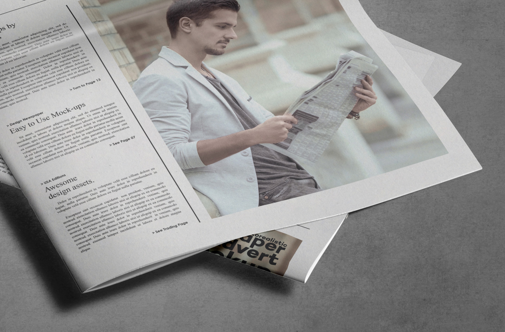 advertising mockup