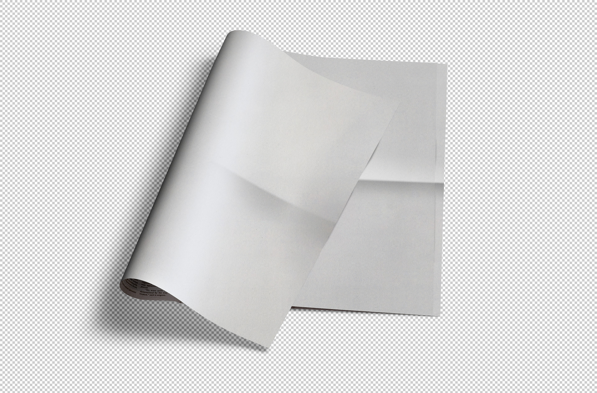 advertising layout mockup