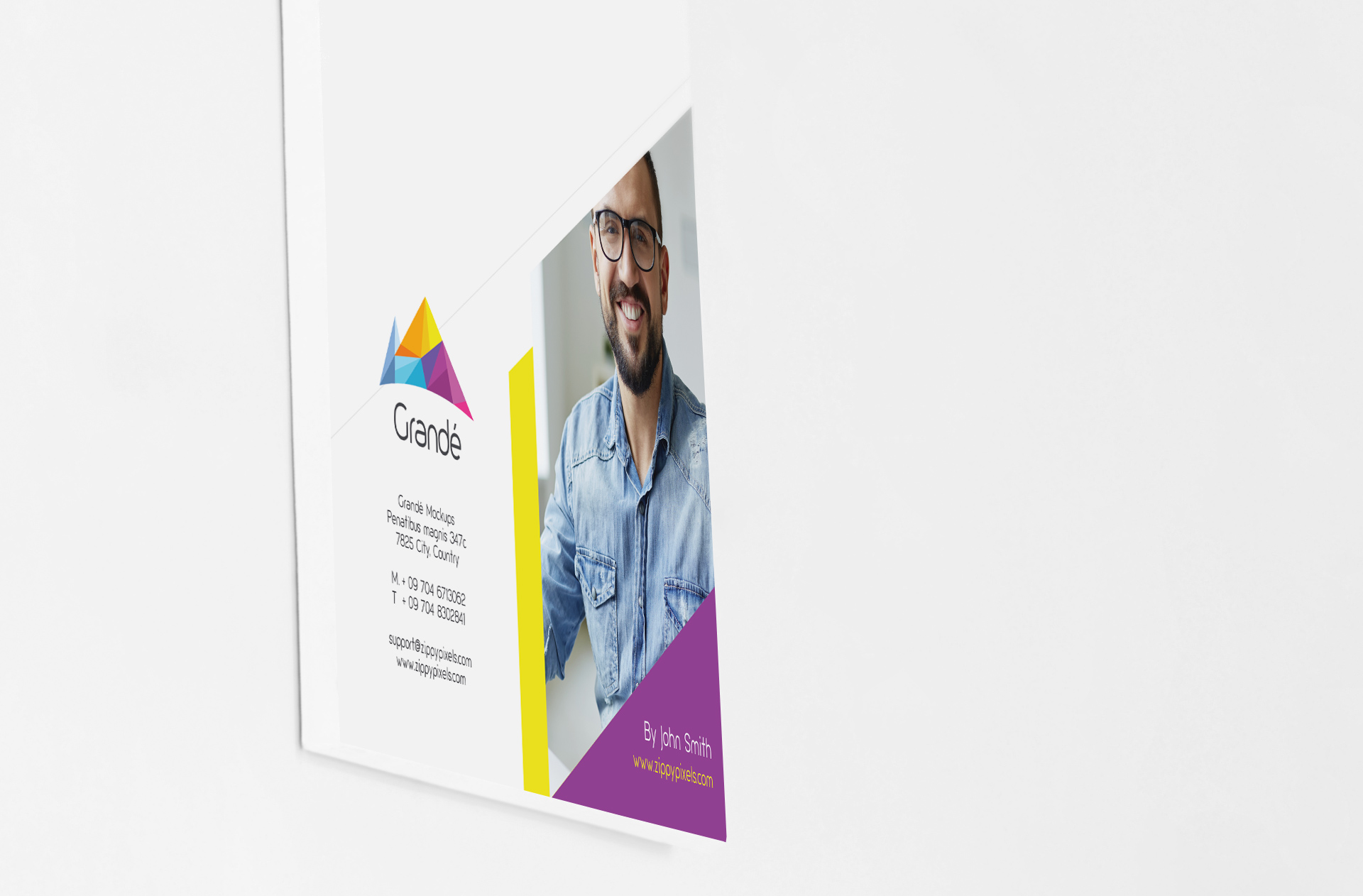 advertising poster layout