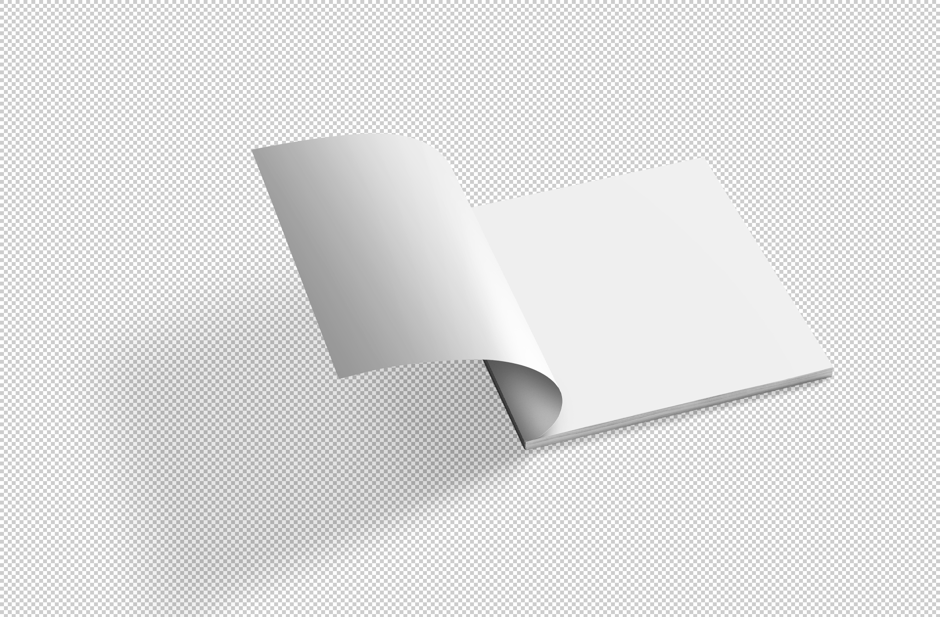 advertising publication mock-up