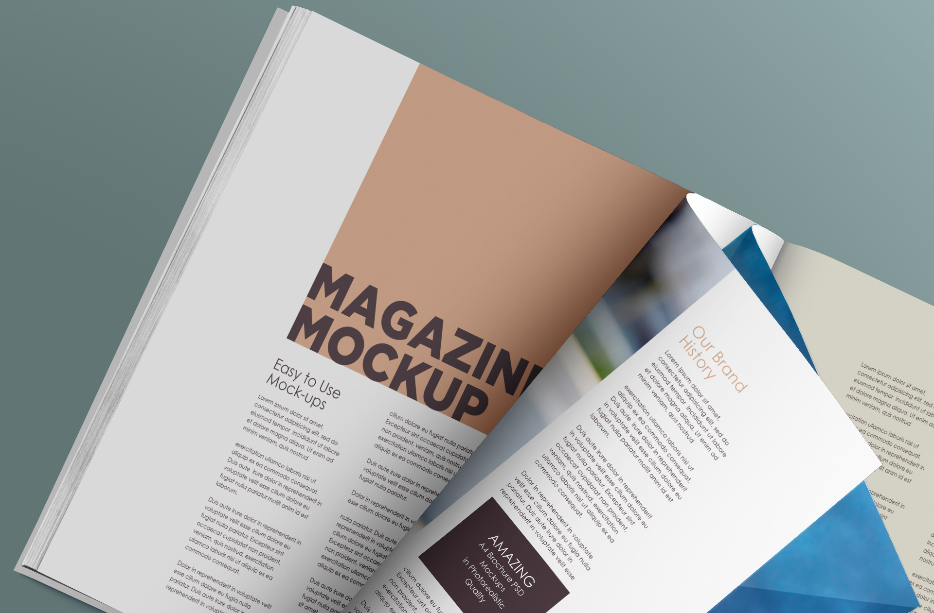 best-selling magazine mock-up