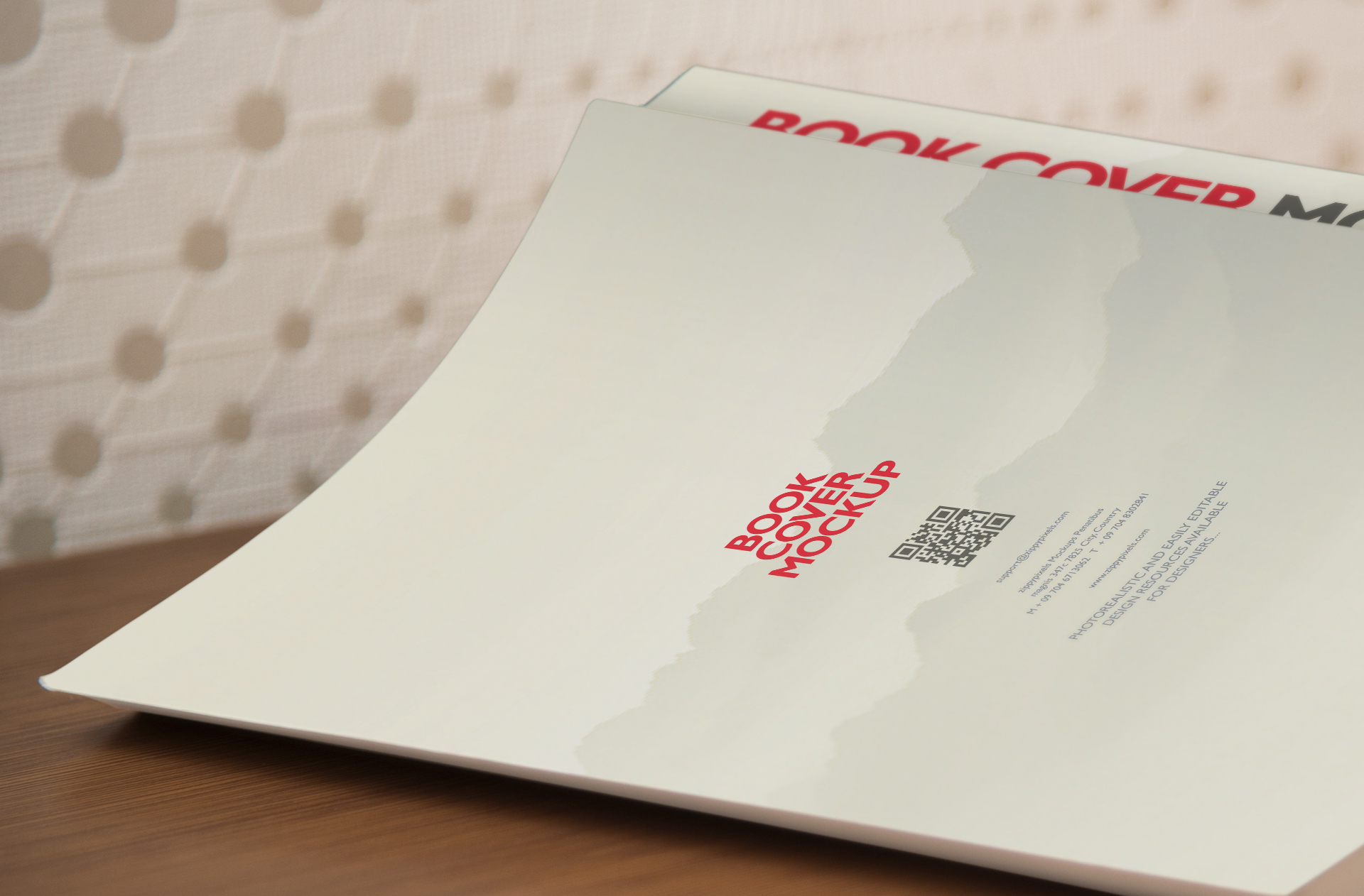back cover book mockup