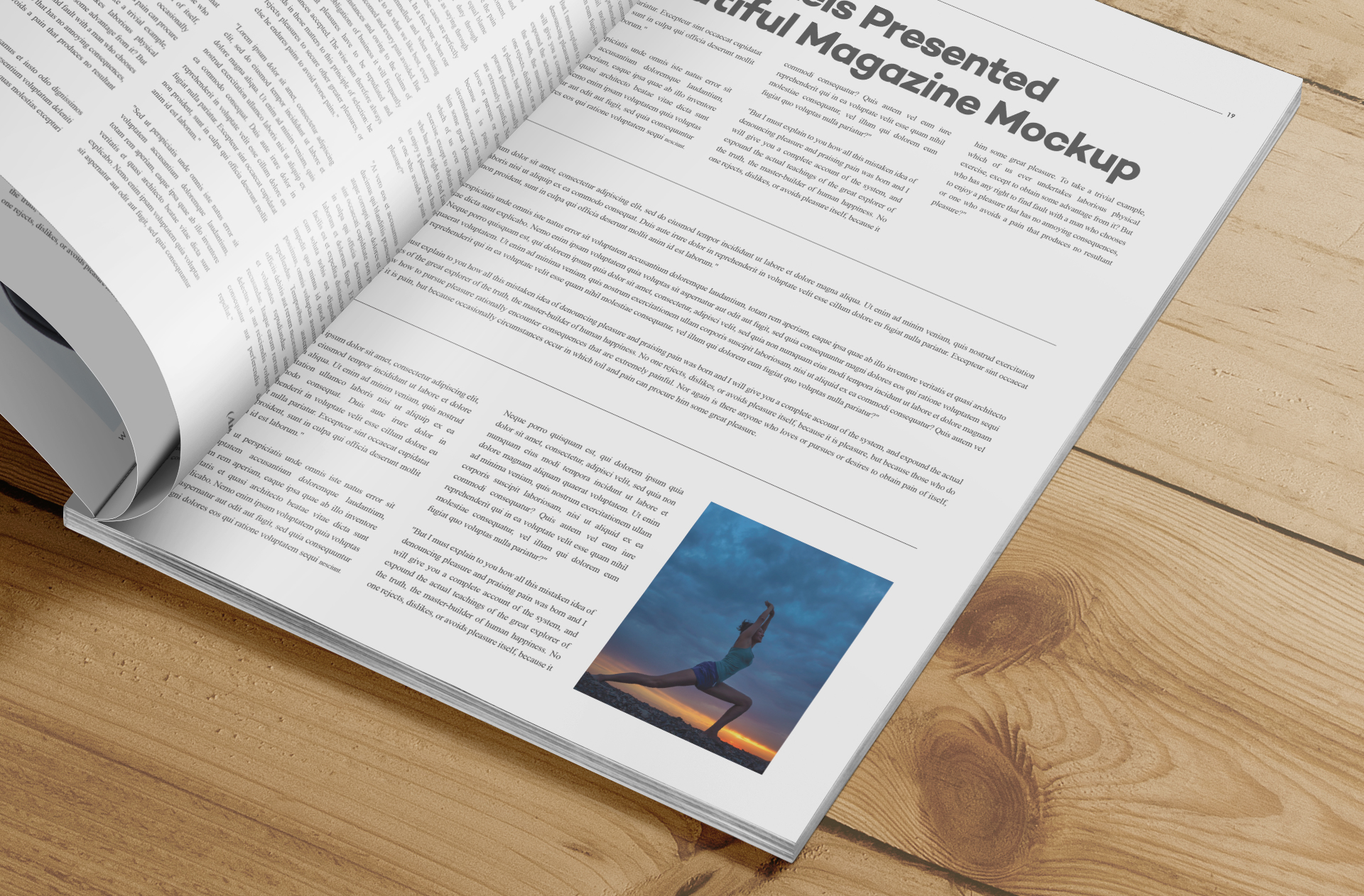 advertising magazine PSD