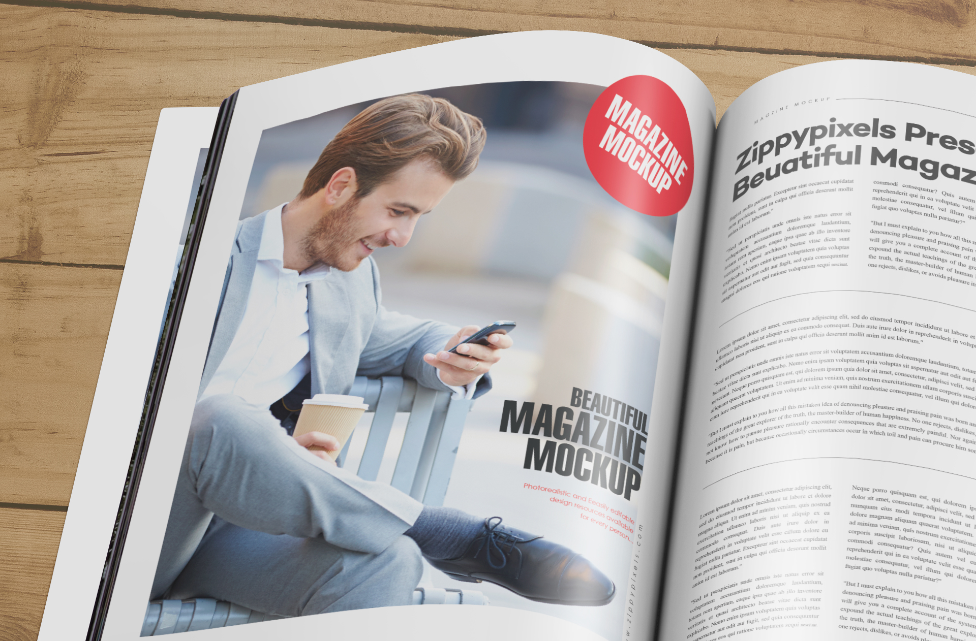 advertising magazine template