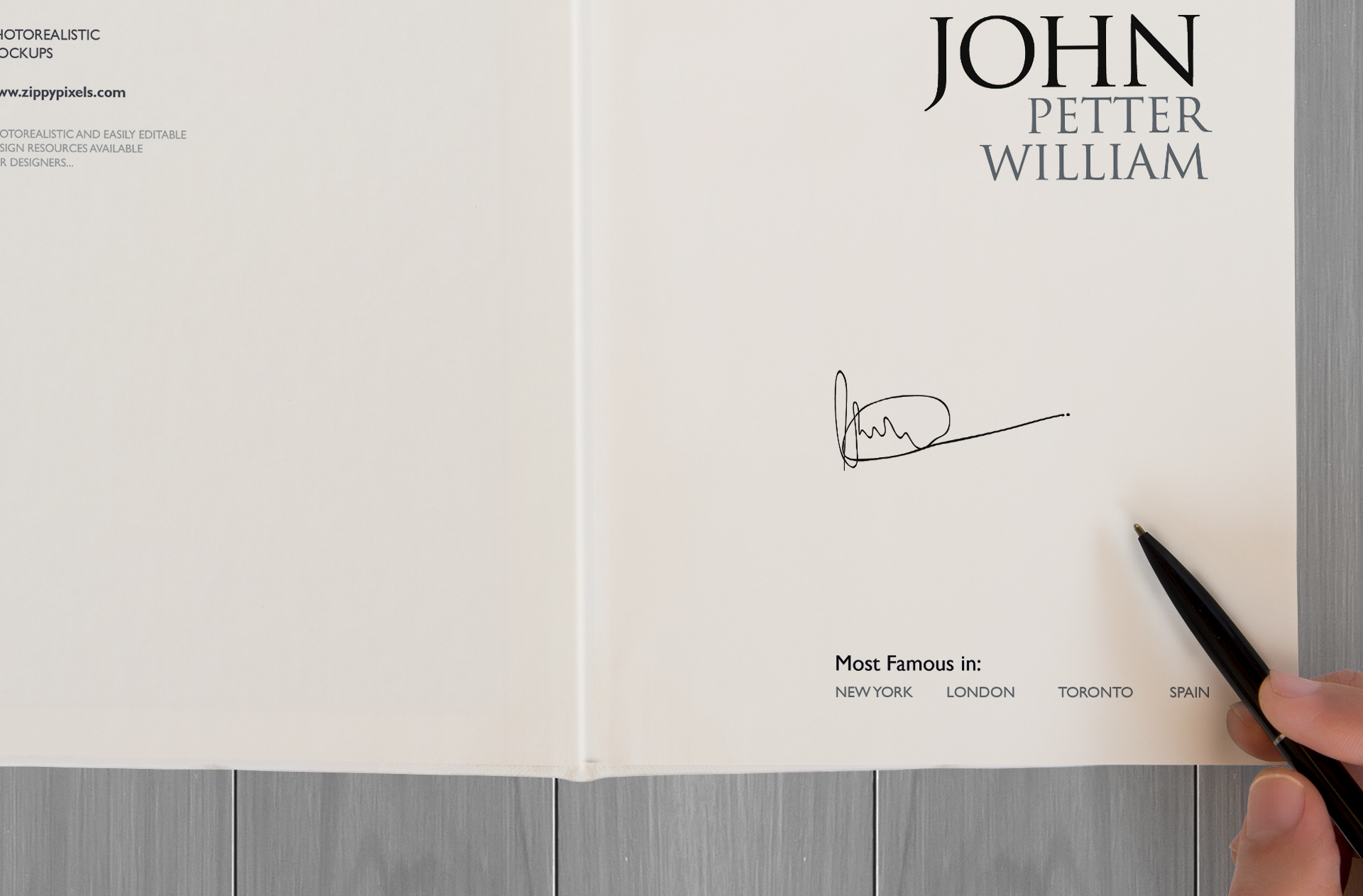 author branding template