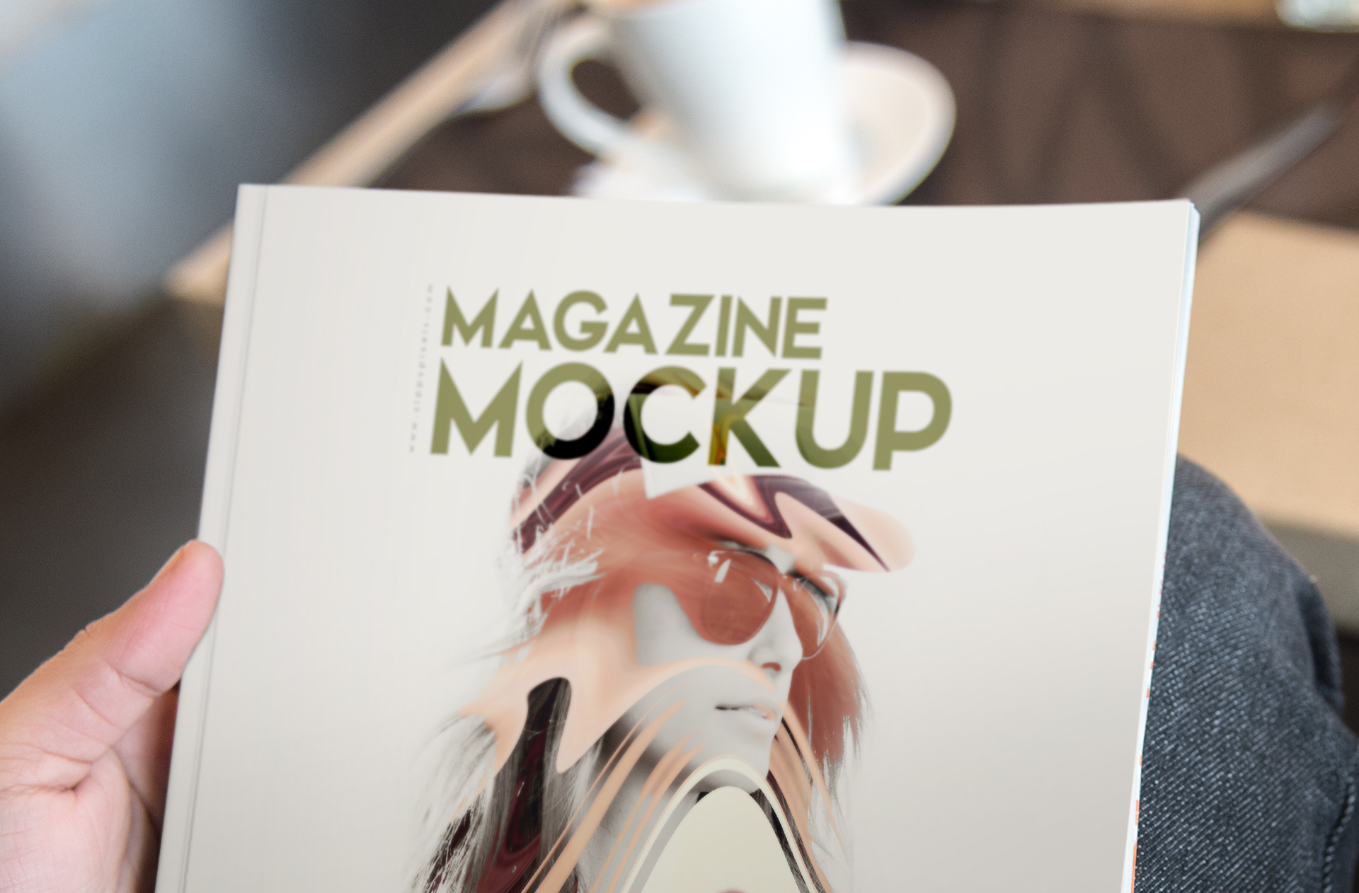 branding magazine PSD