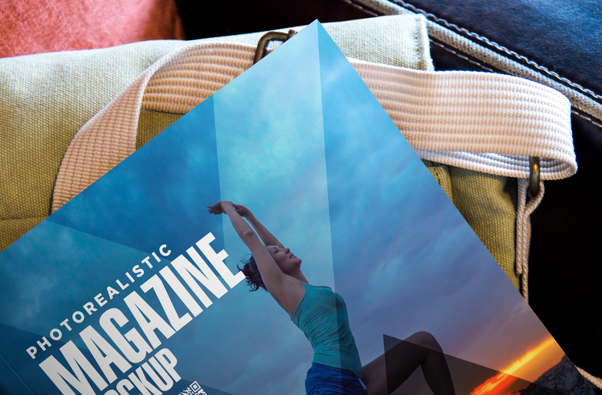 branding magazine PSD