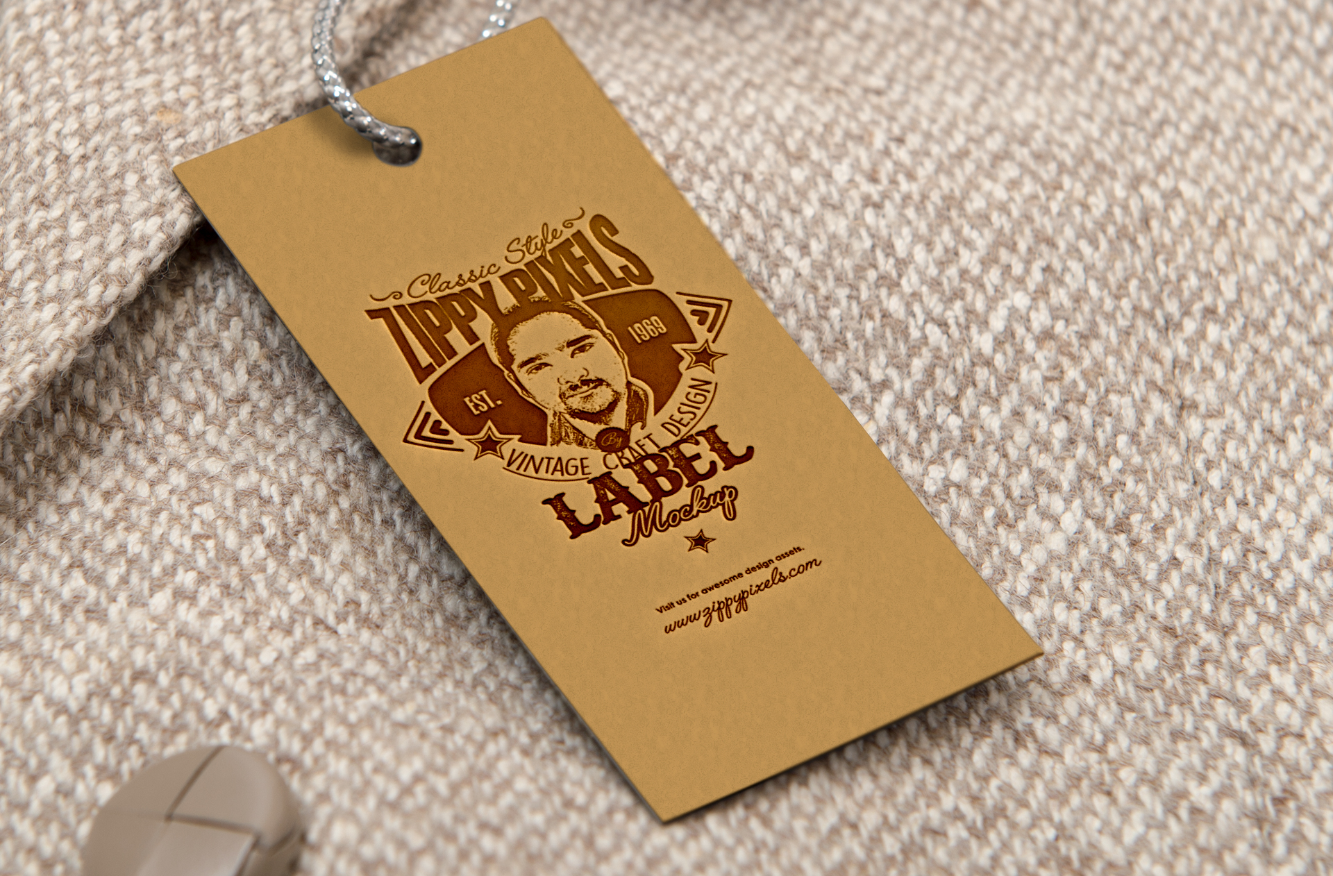 apparel label PSD