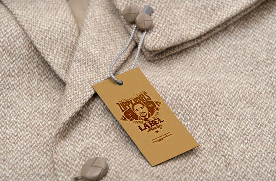 Vintage Hang Tag Mockup – Custom Fashion Label