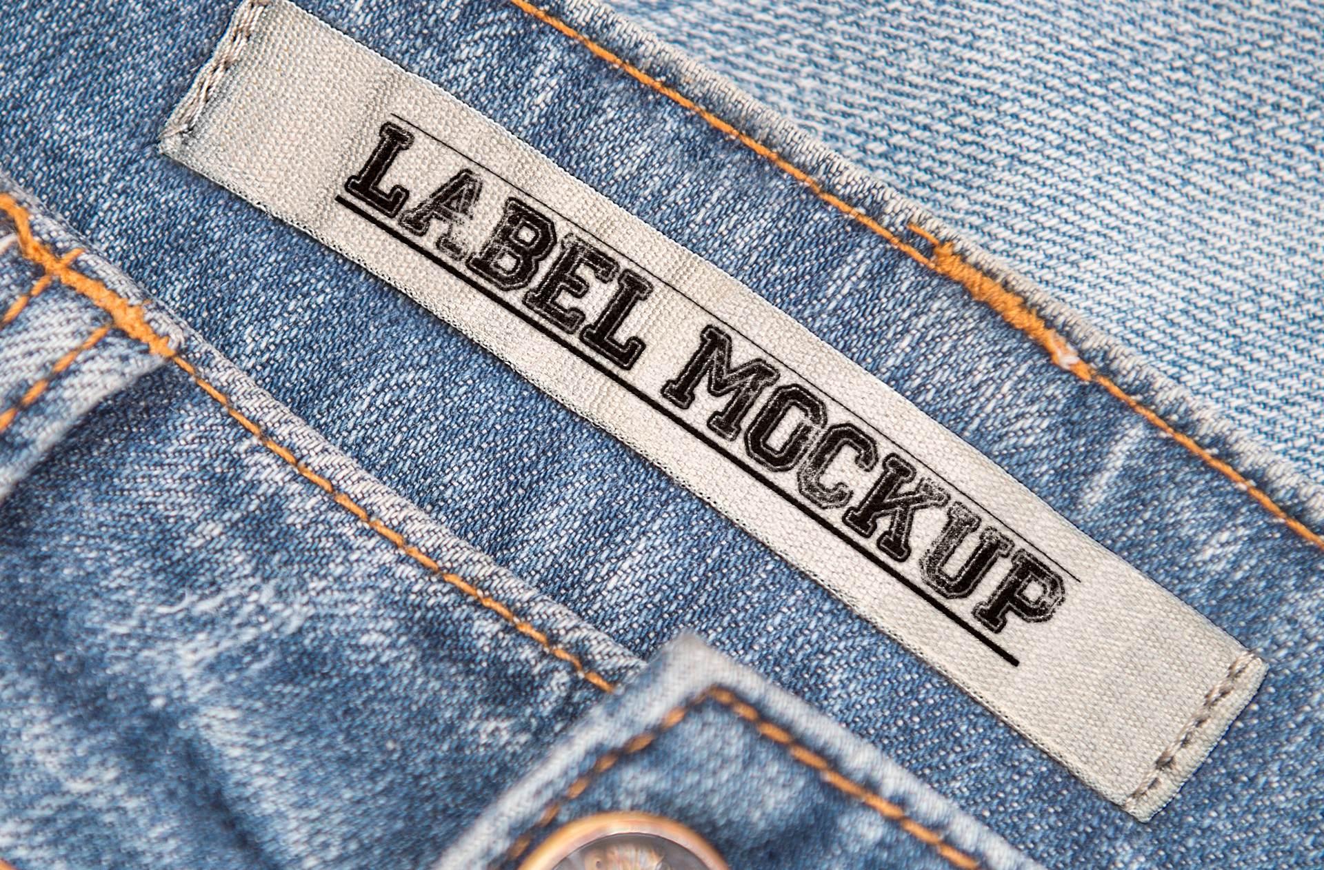 customizable jeans tag