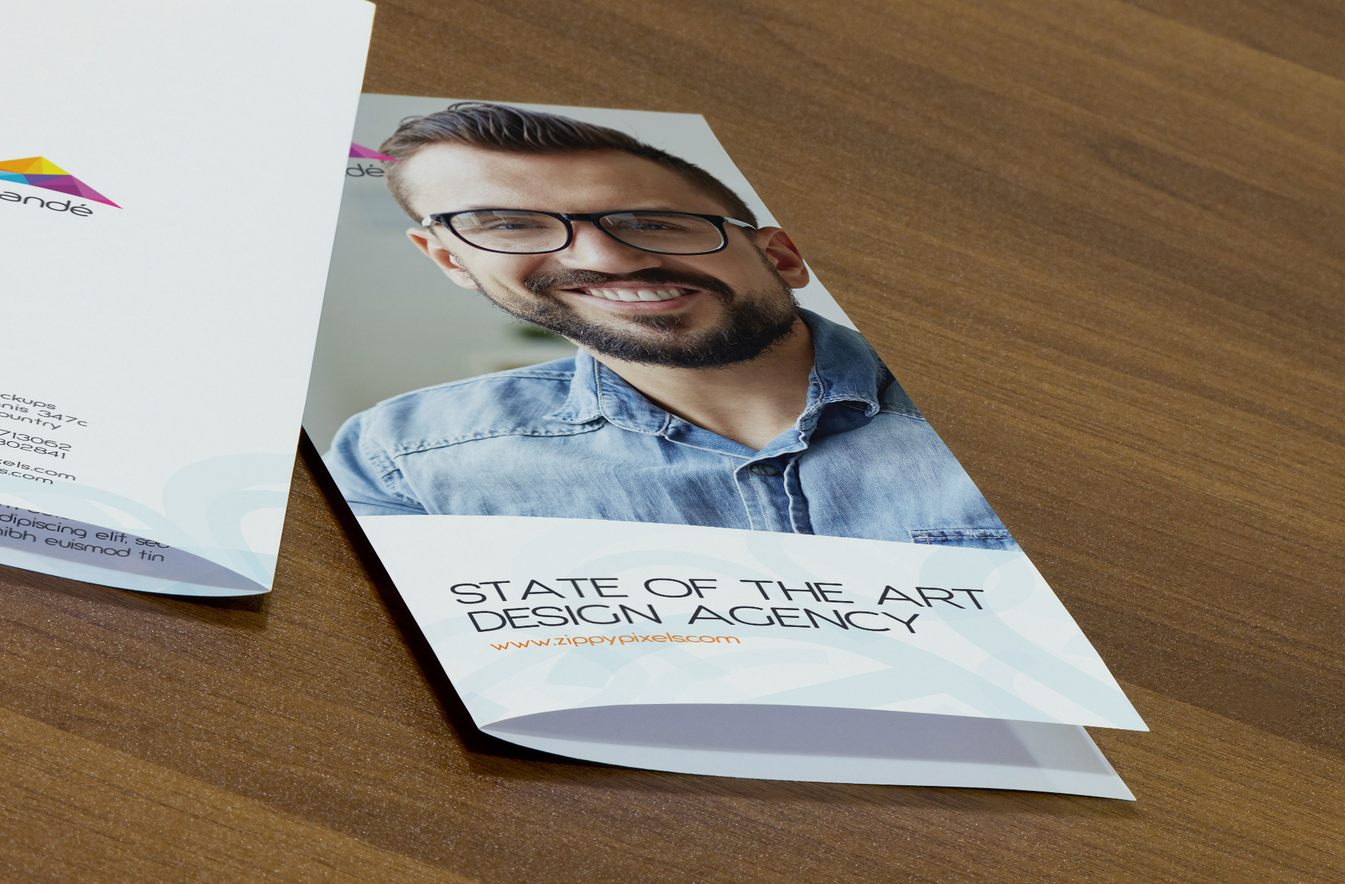 brochure cover mockup