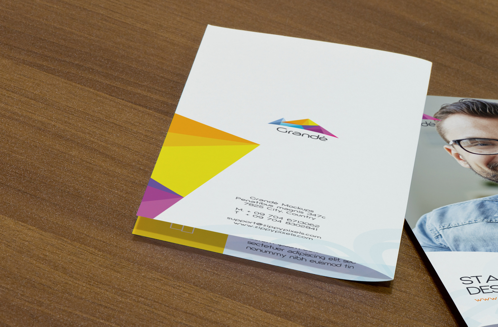 brochure cover mockup