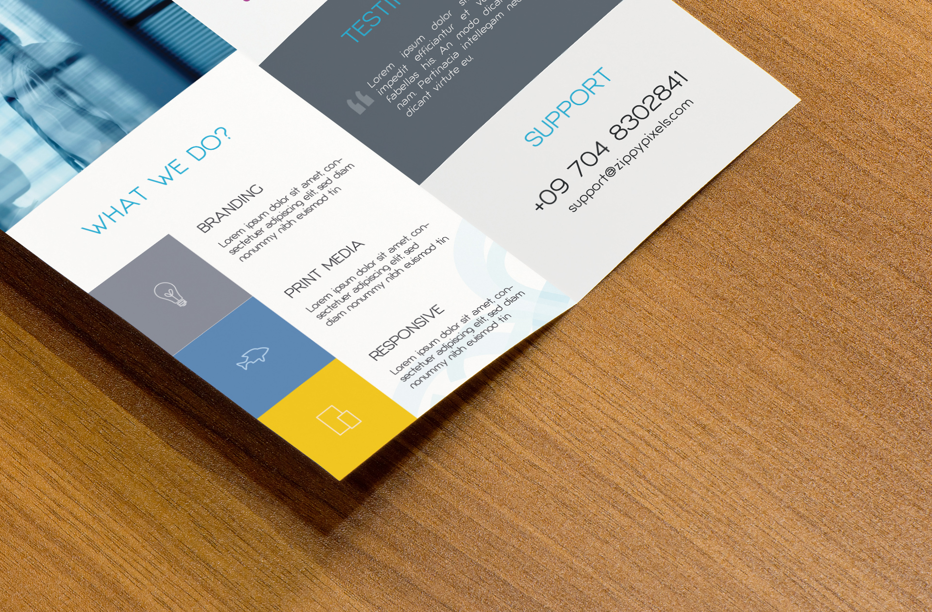 brochure mock-up