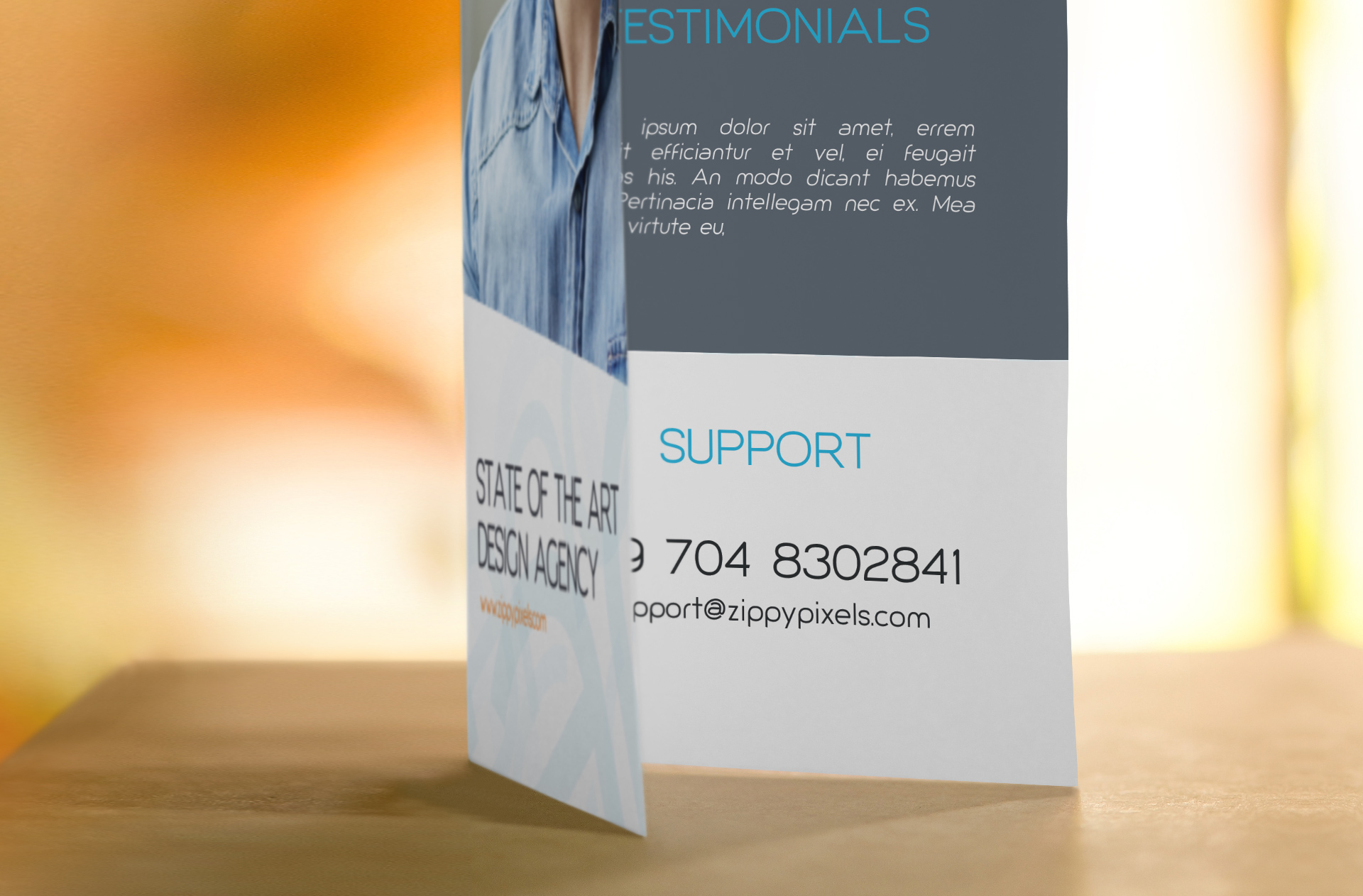 advertising brochure design