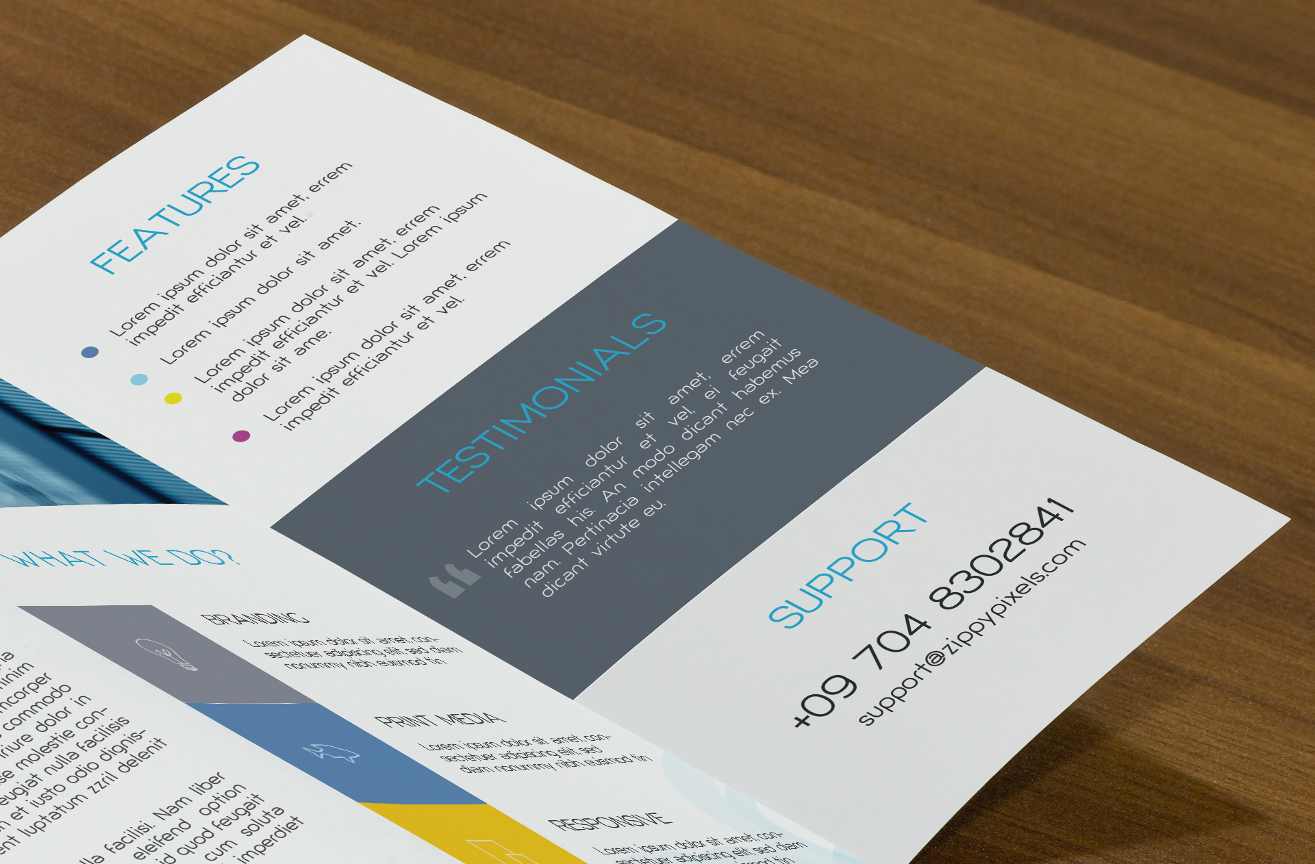 brochure mock-up