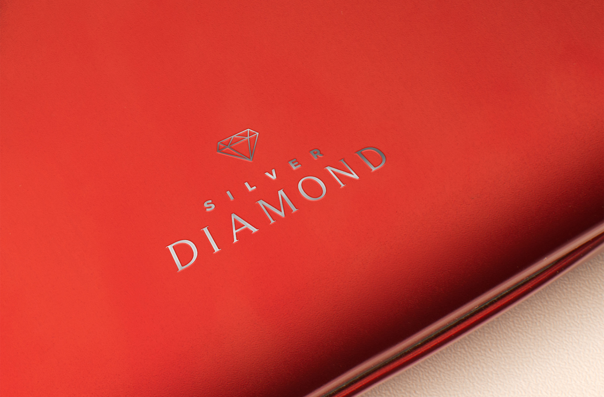 Silver Foil Logo Mockup – Elegant Branding