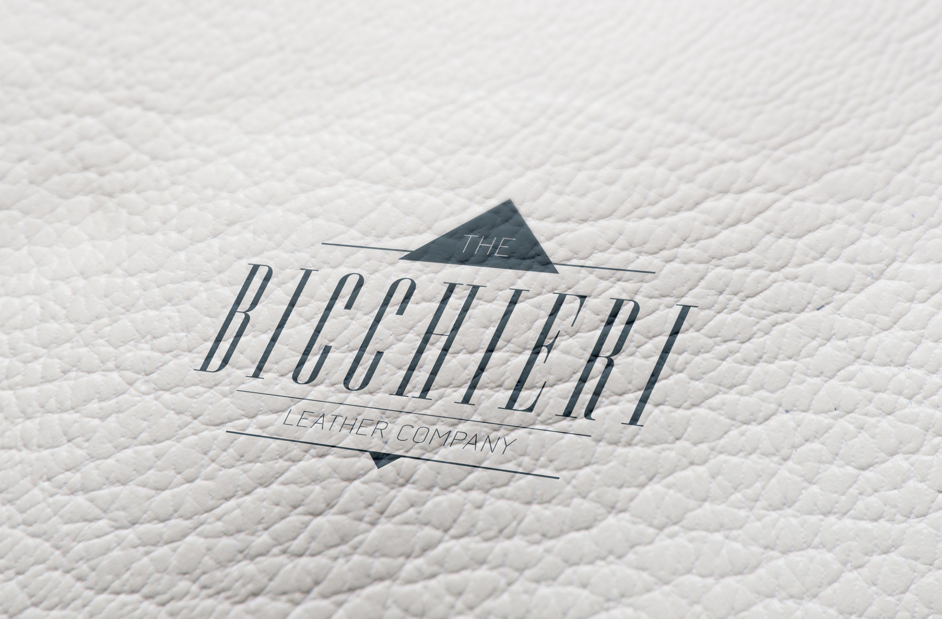 Luxury White Leather Logo Mockup – Premium Branding