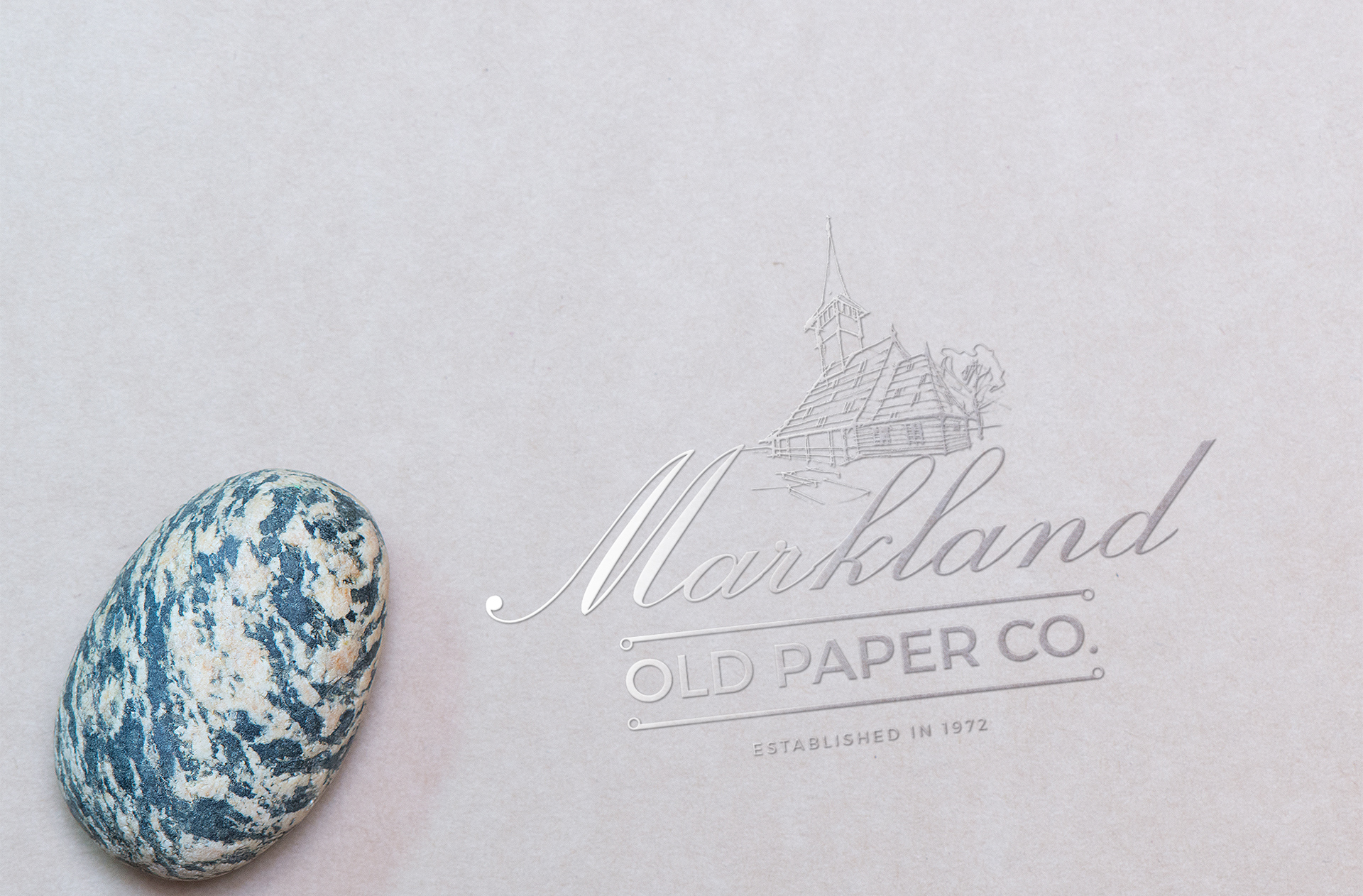Minimalist Paper Letterhead Logo Mockup – Classic Identity