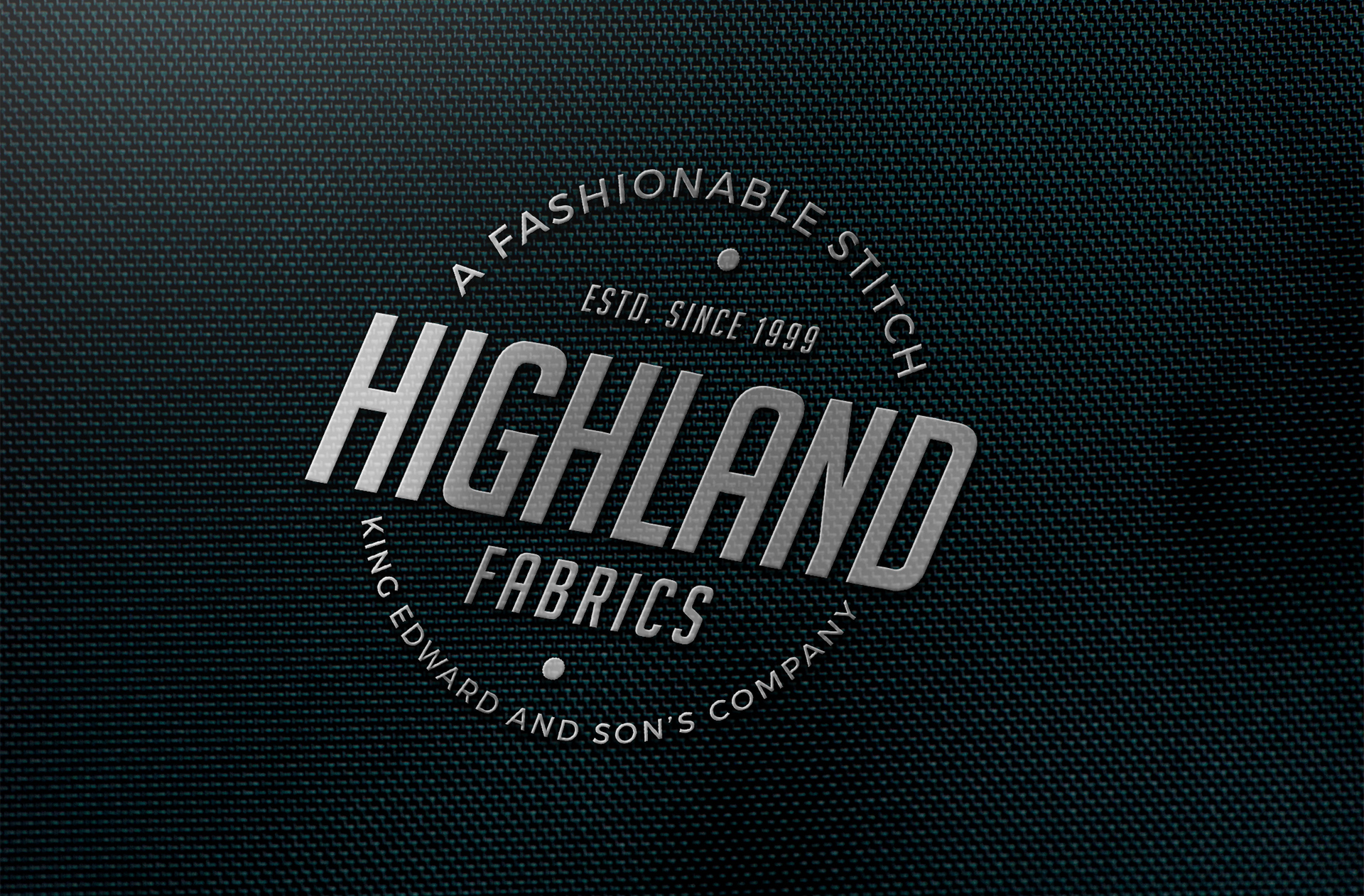 Woven Fabric Logo Mockup – Custom Textile Branding