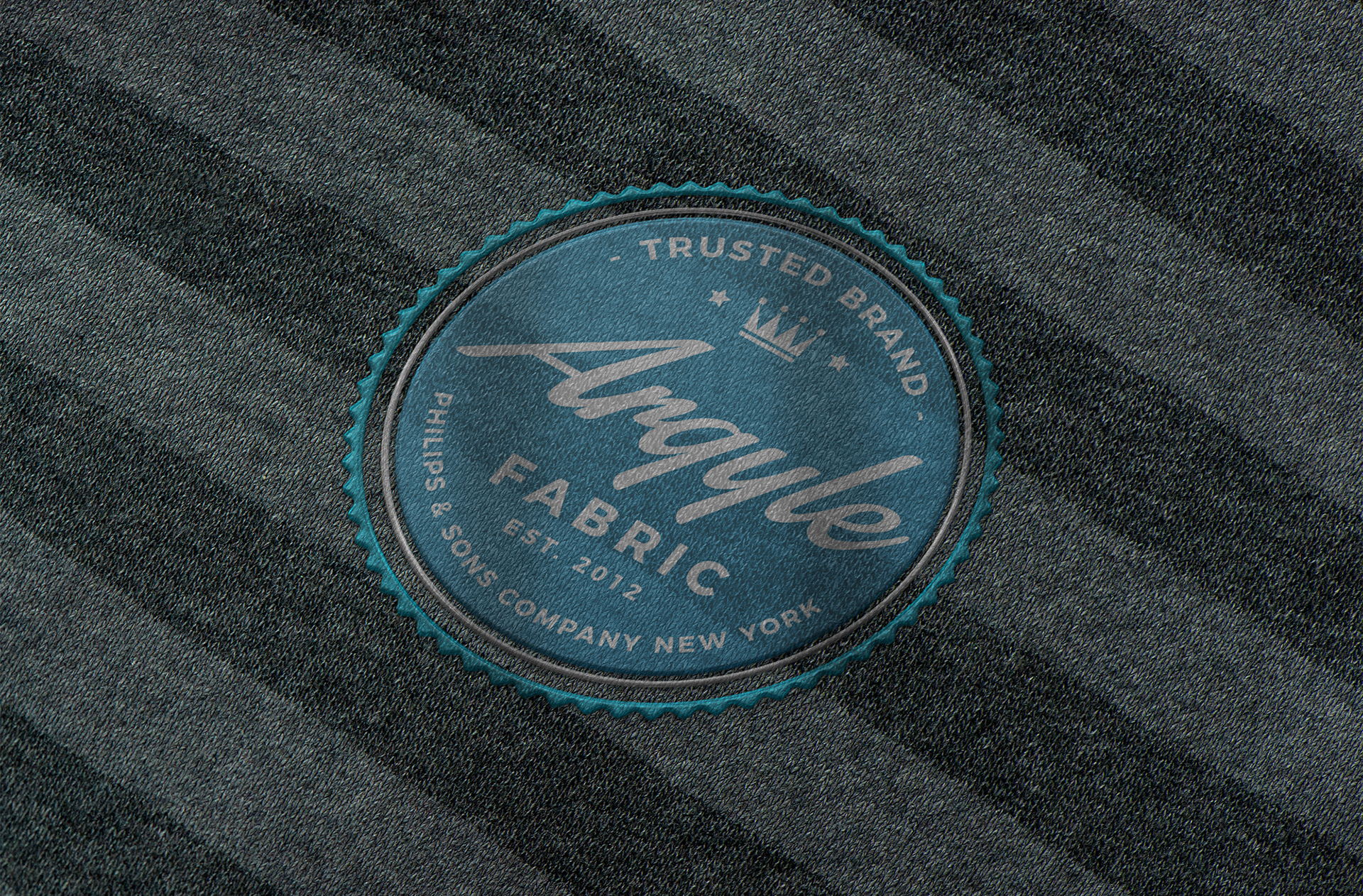 Fabric Logo Mockup – Realistic Textile Branding