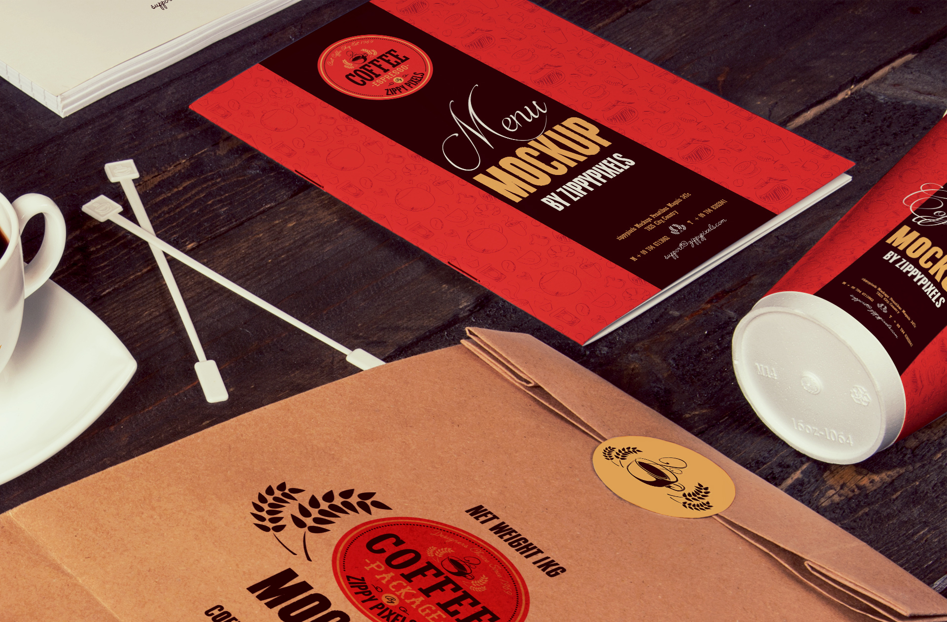 brown paper bag PSD