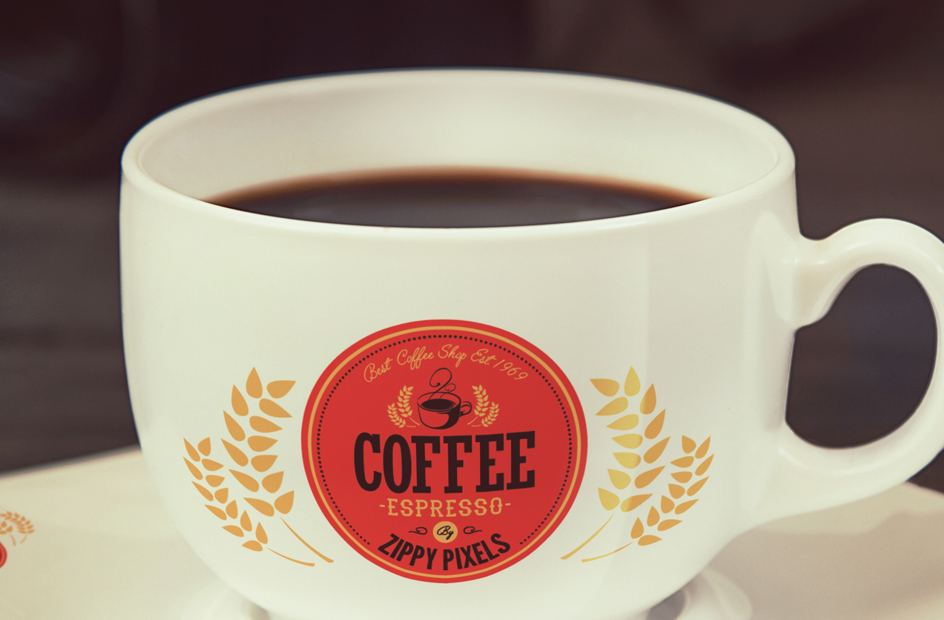 barista branding mockup