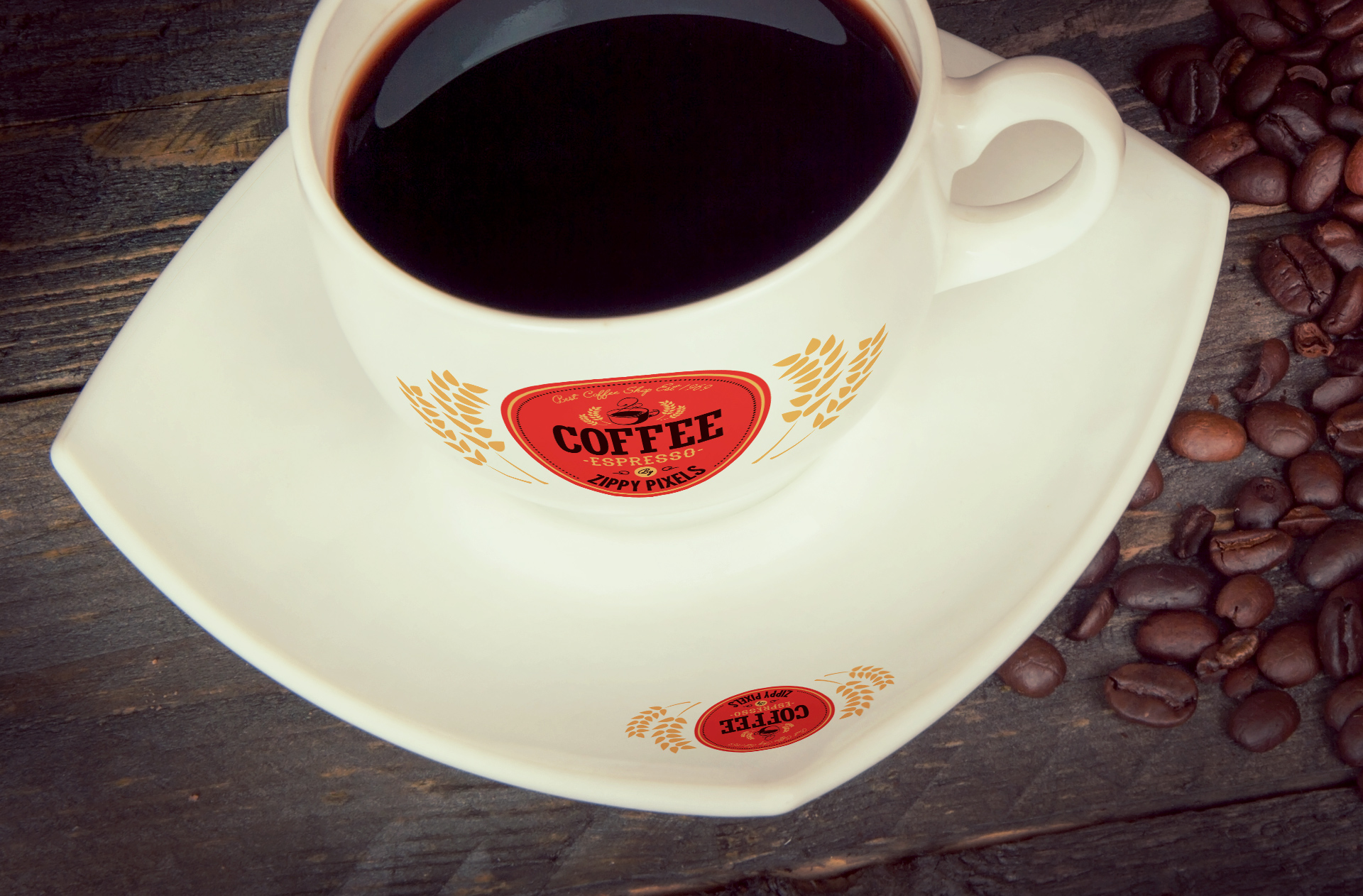 barista logo mock-up