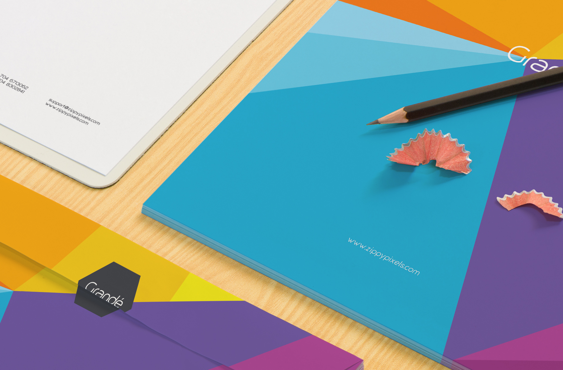branding folder mockup