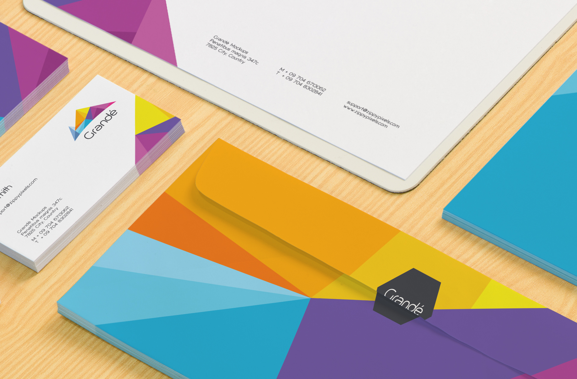 branding folder mockup