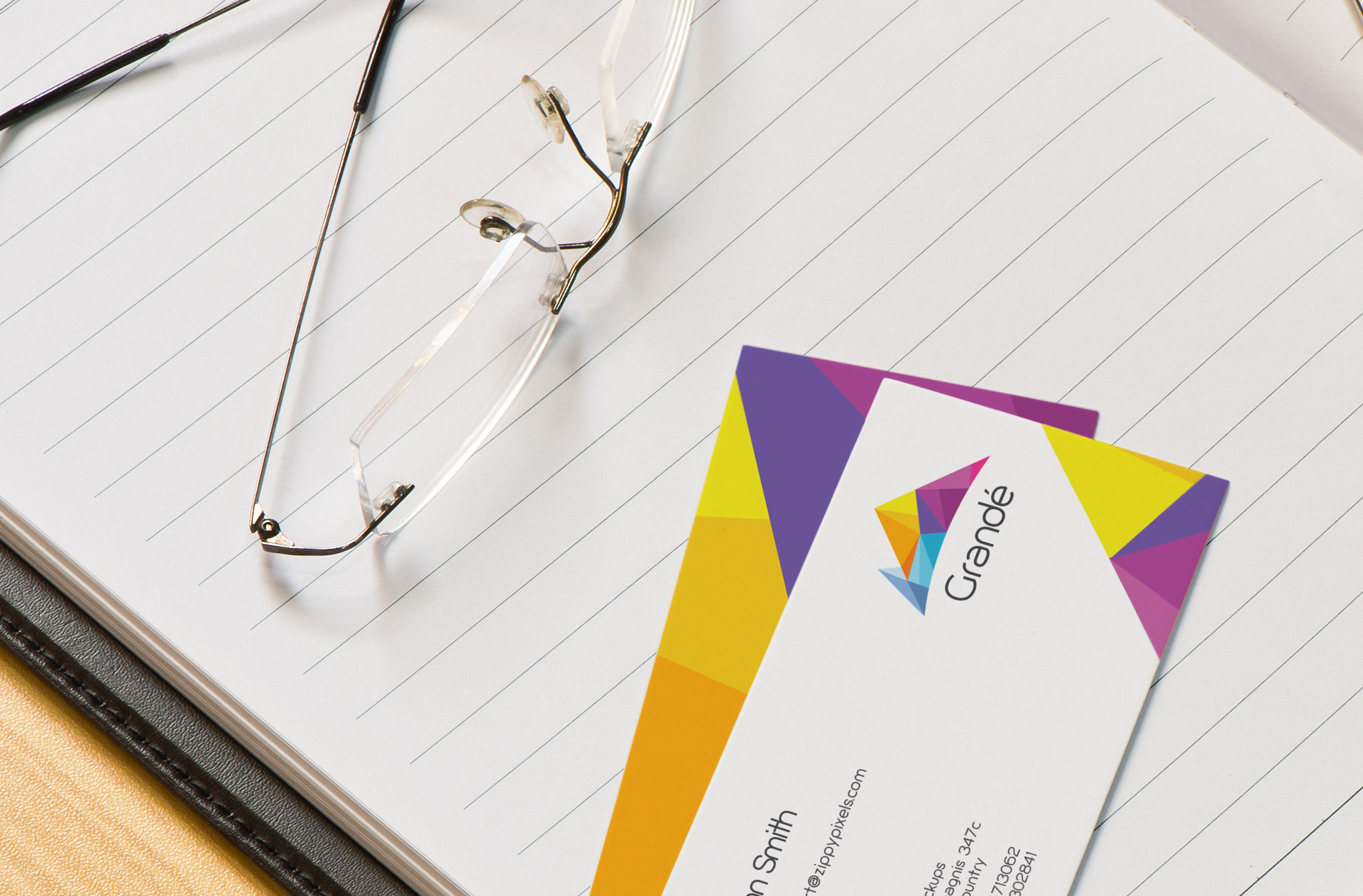 branding card PSD