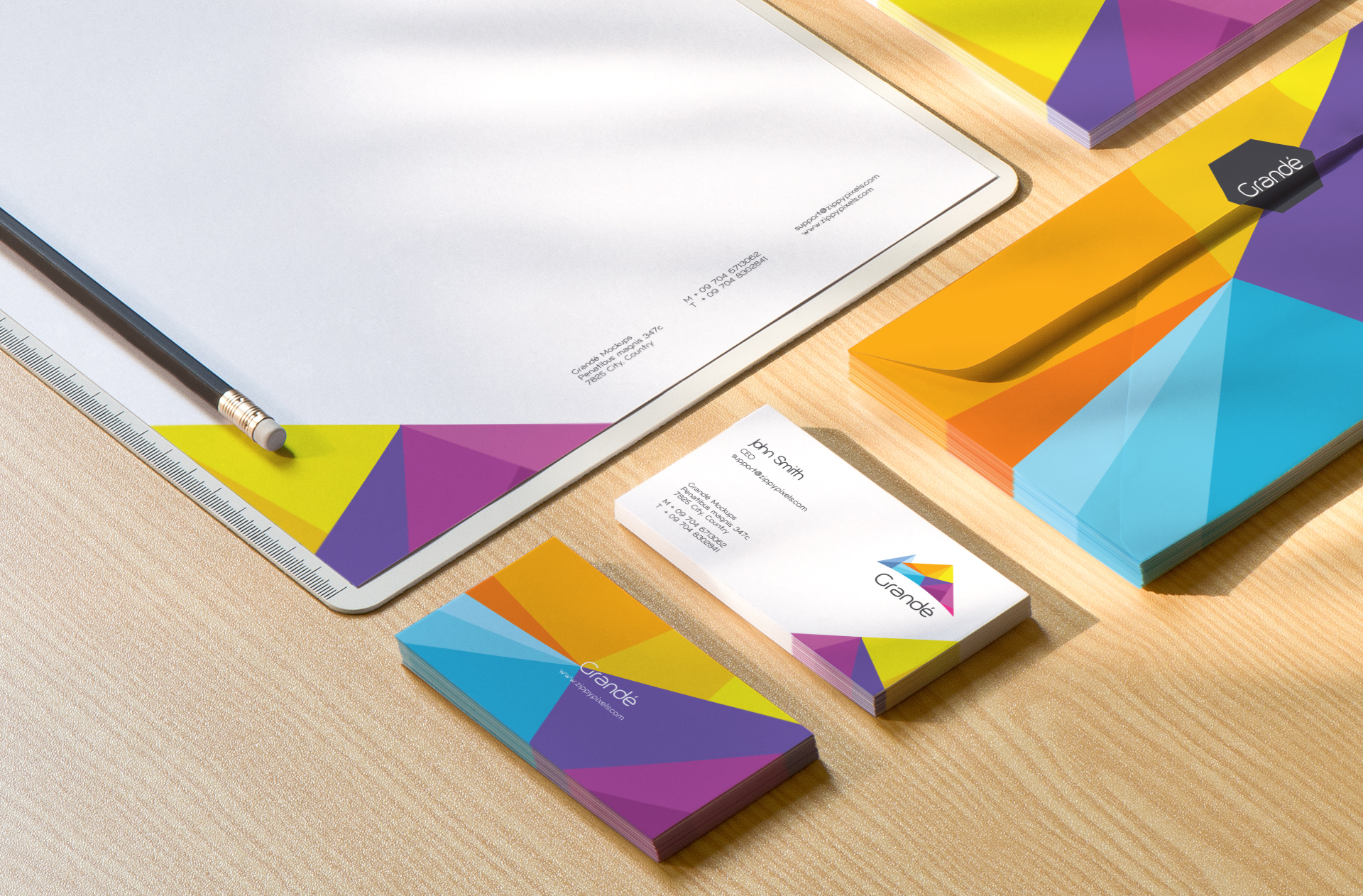 binder clips mock-up
