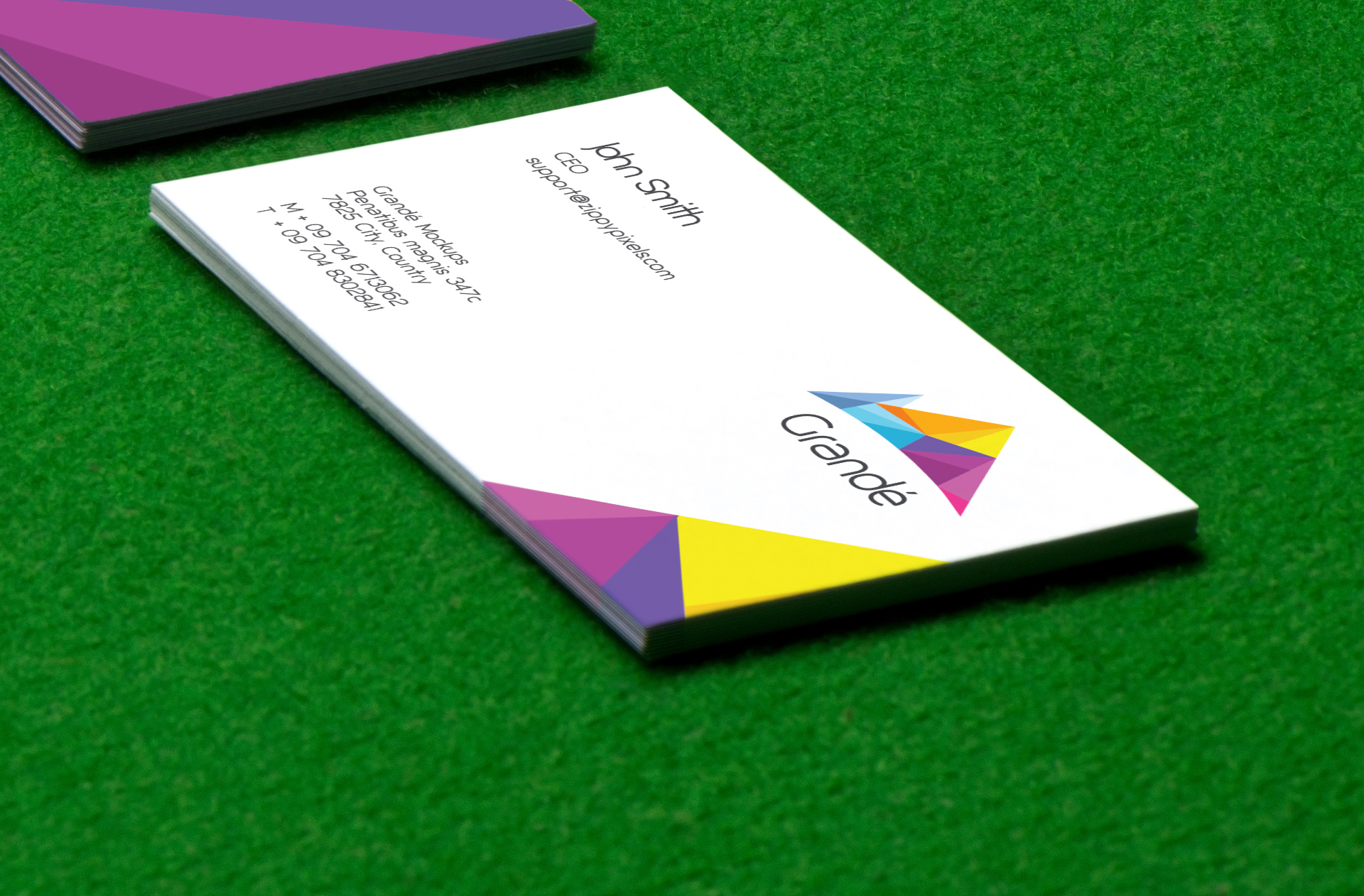 clean typography card