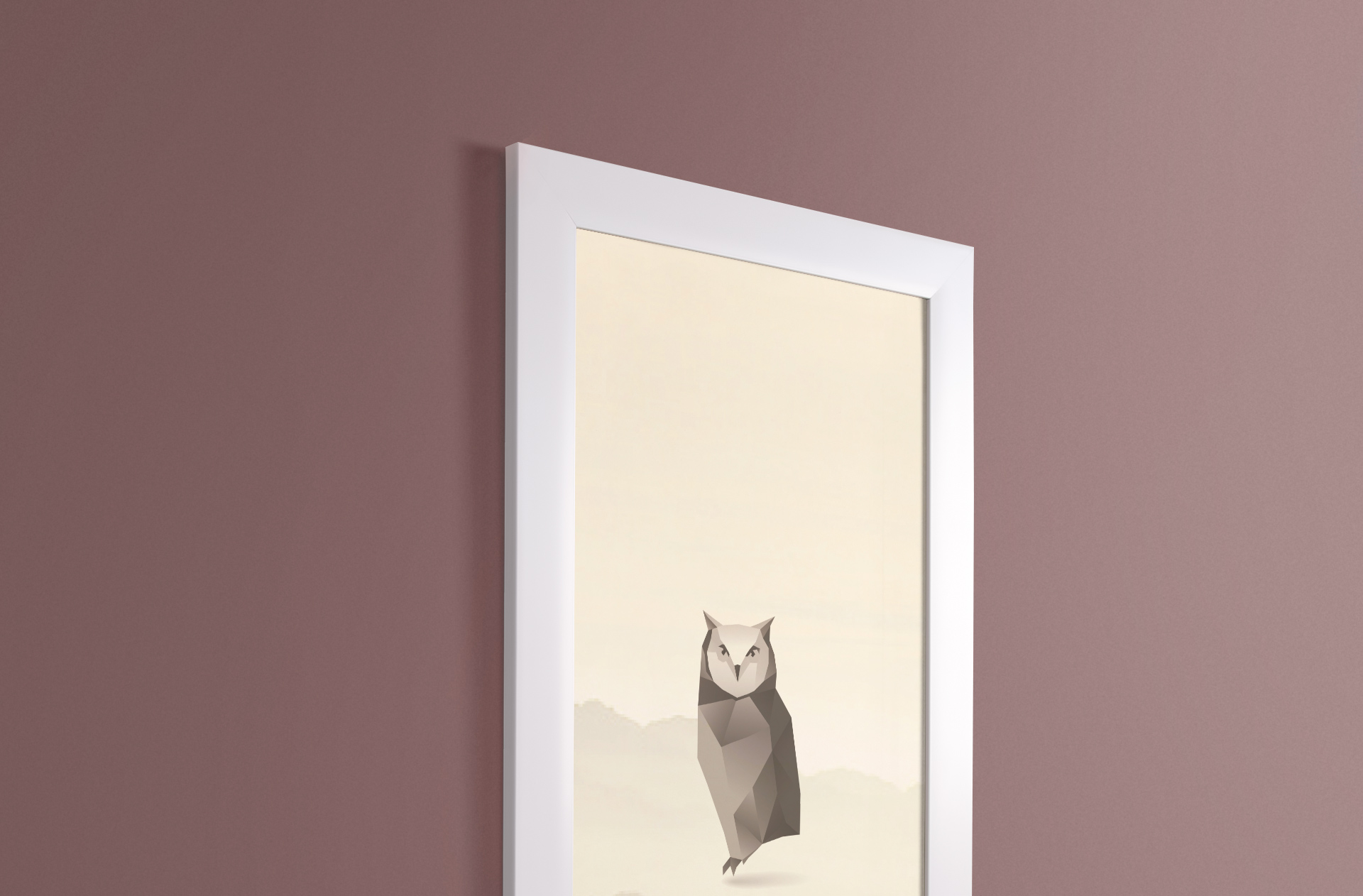 advertising frame mockup