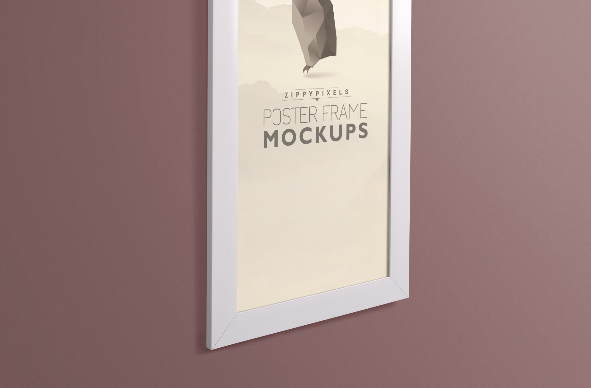 advertising frame mockup