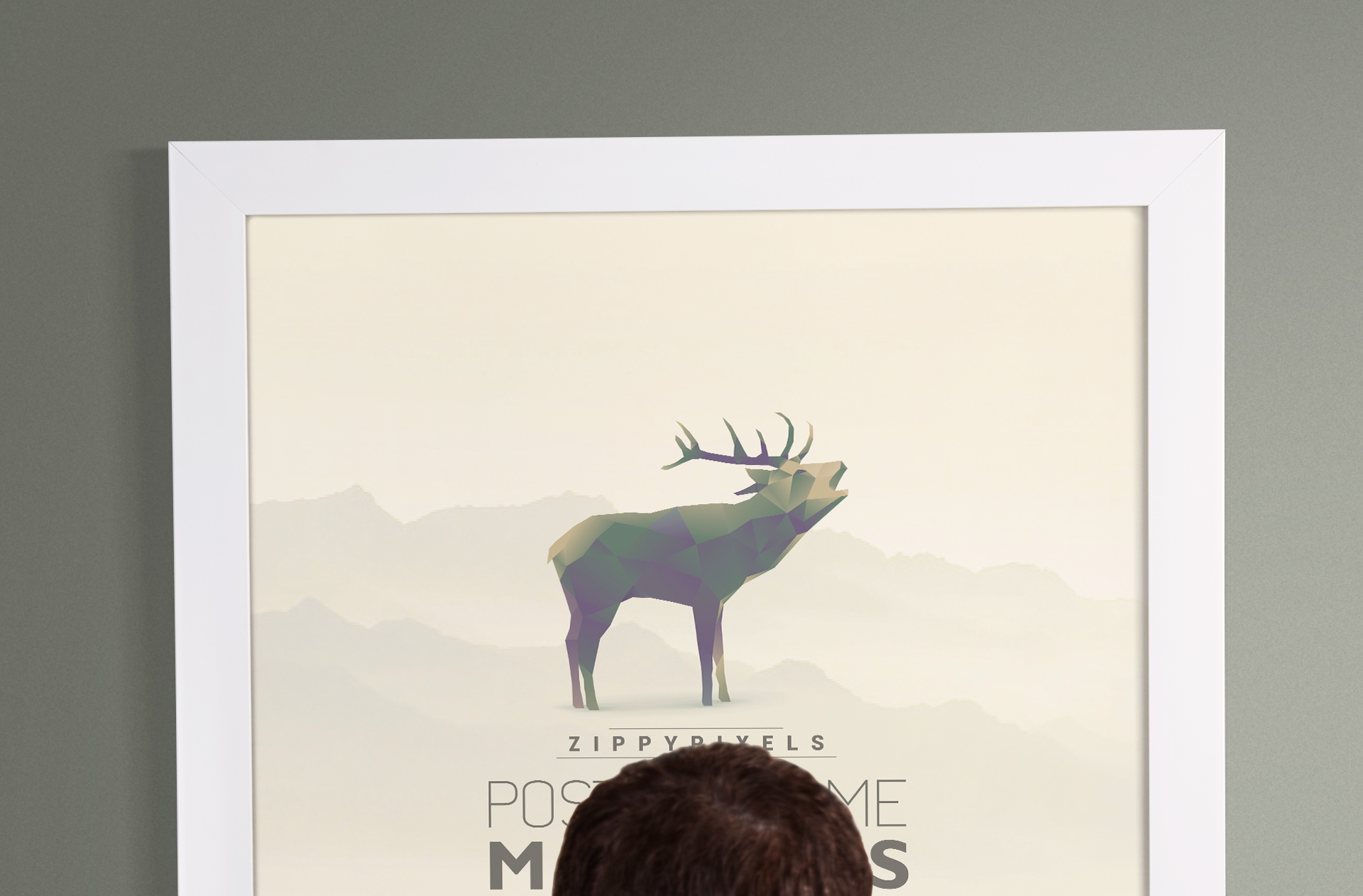 advertising frame mockup