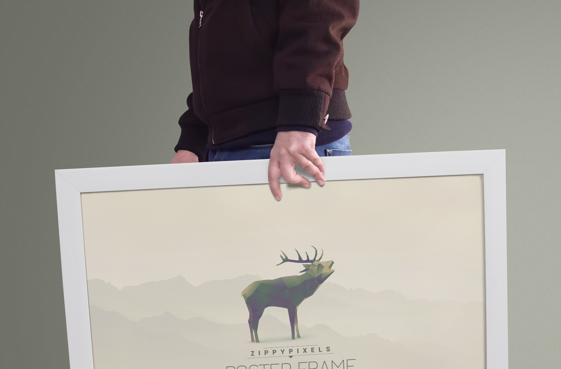 advertising frame mockup