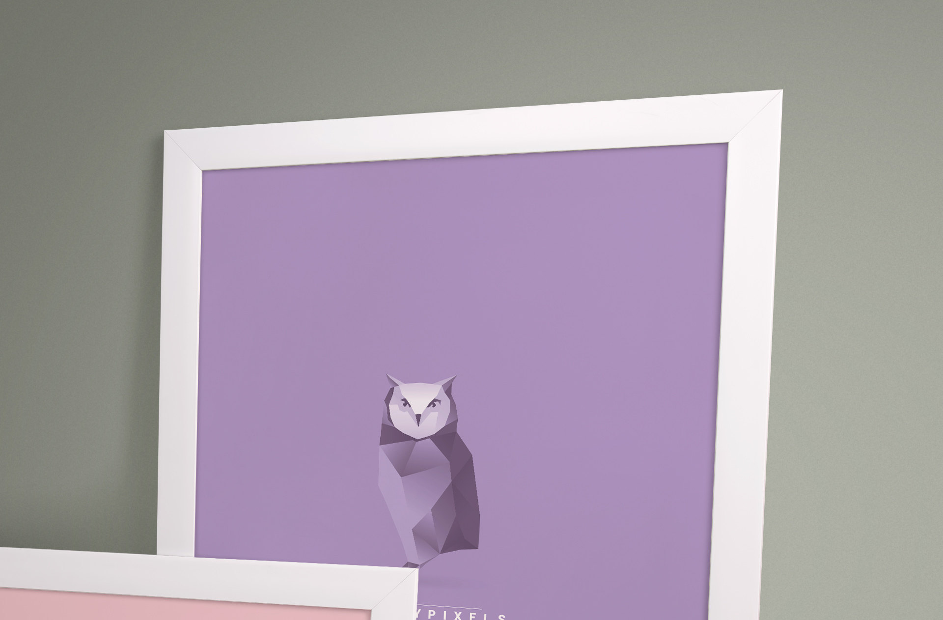 advertising frame mockup
