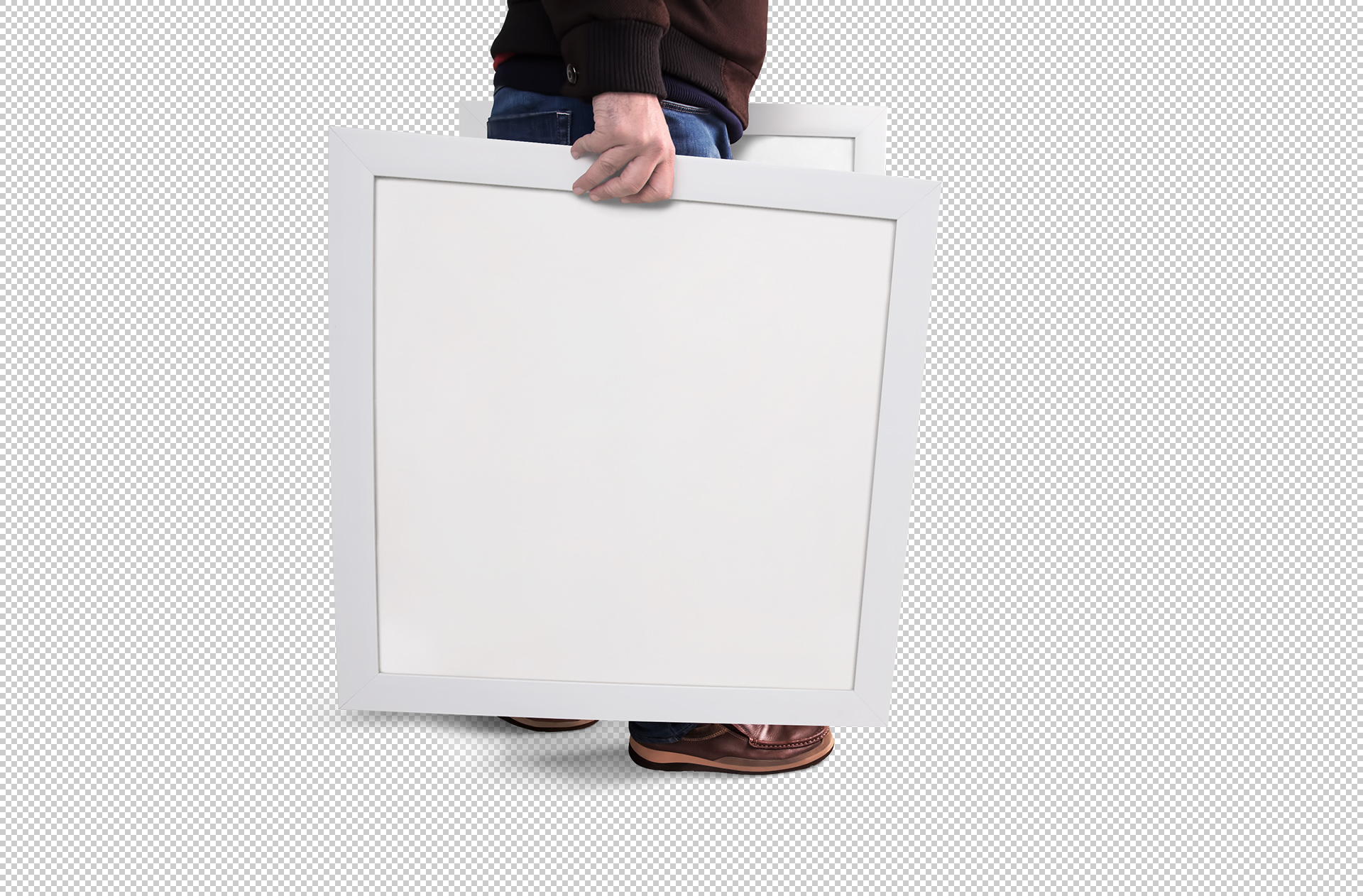 advertising frame mockup