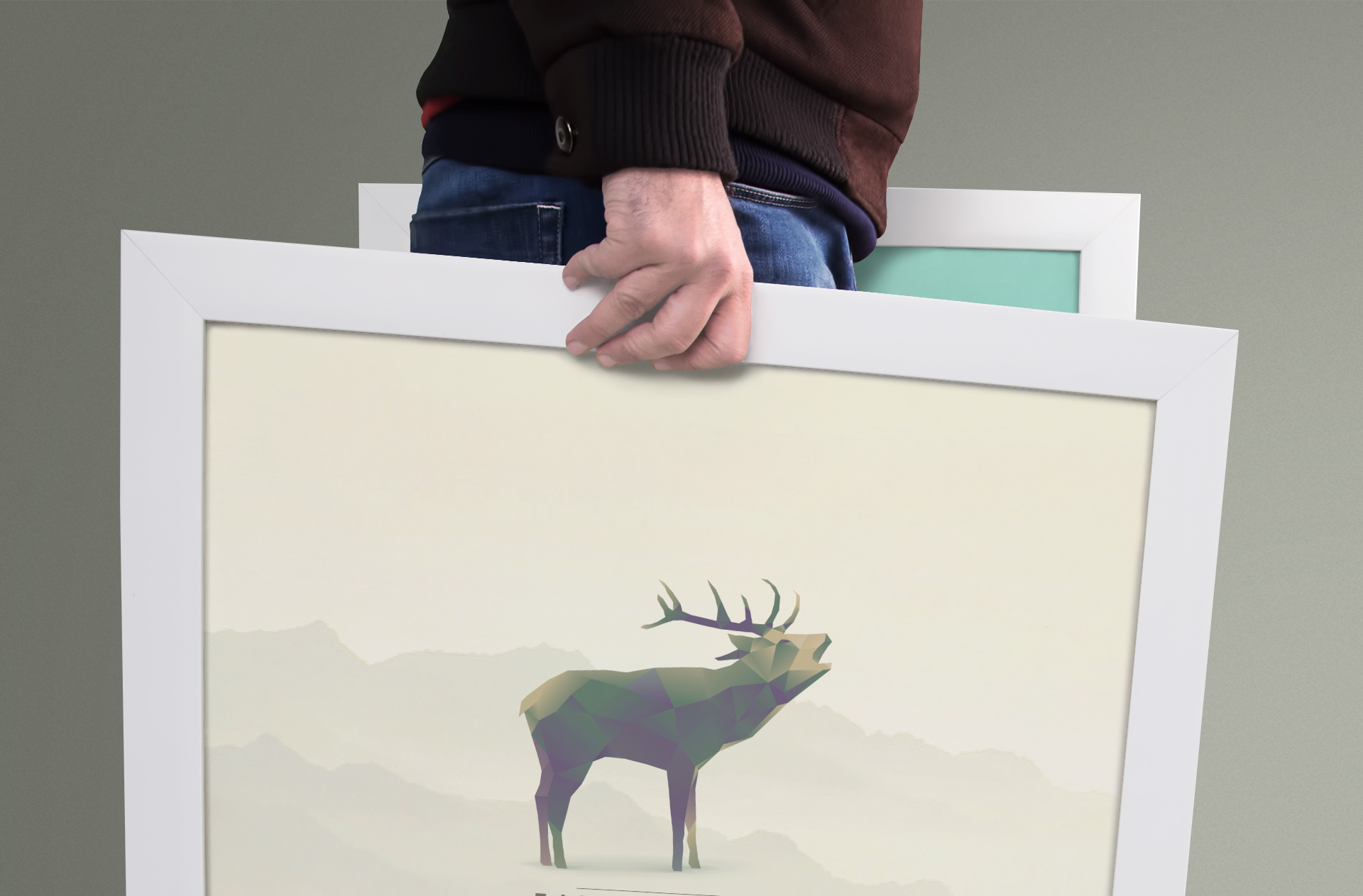 advertising frame mockup