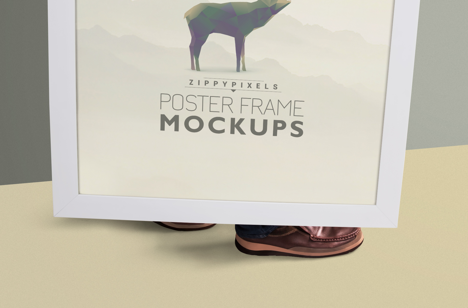 advertising frame mockup