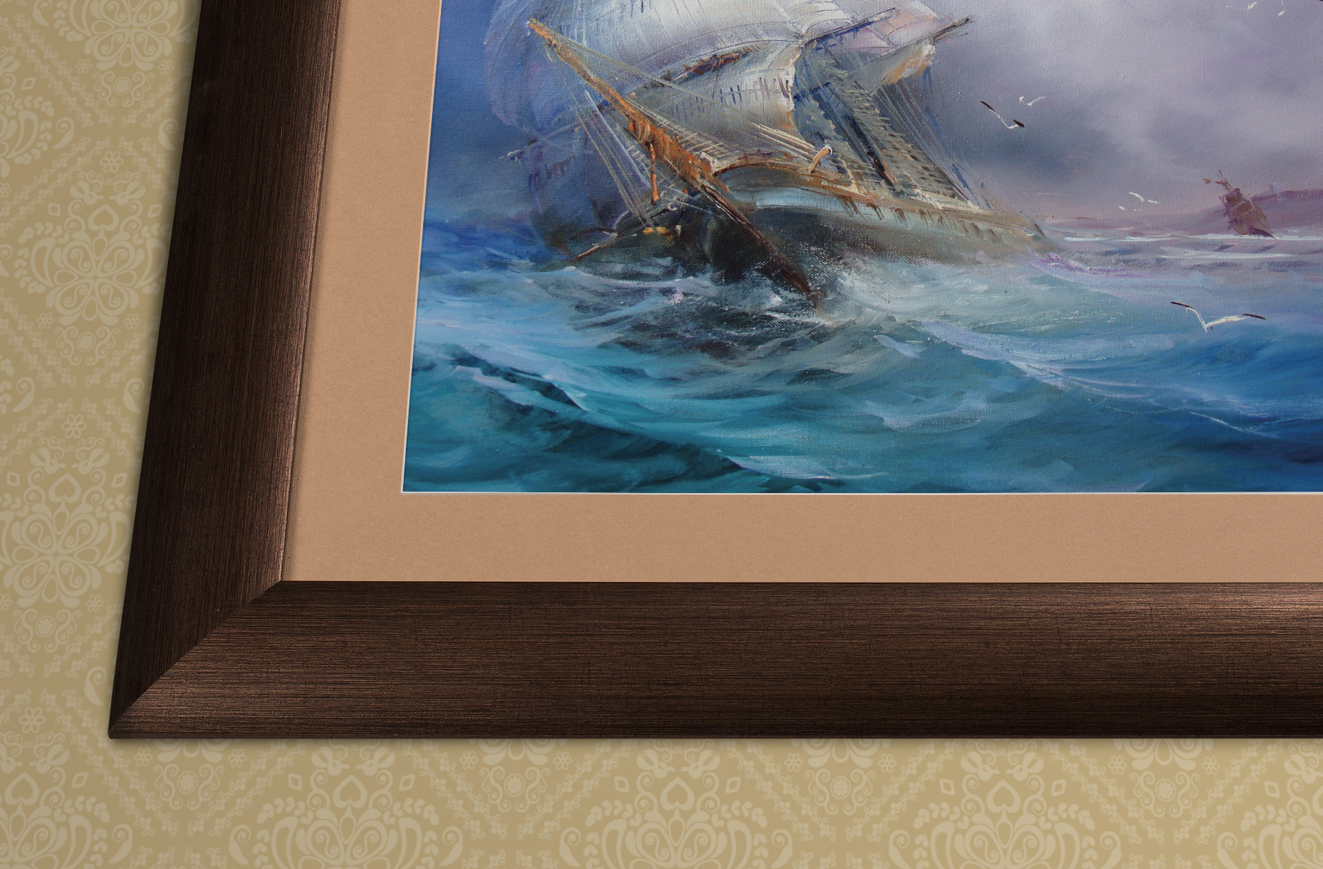 advertising frame mockup