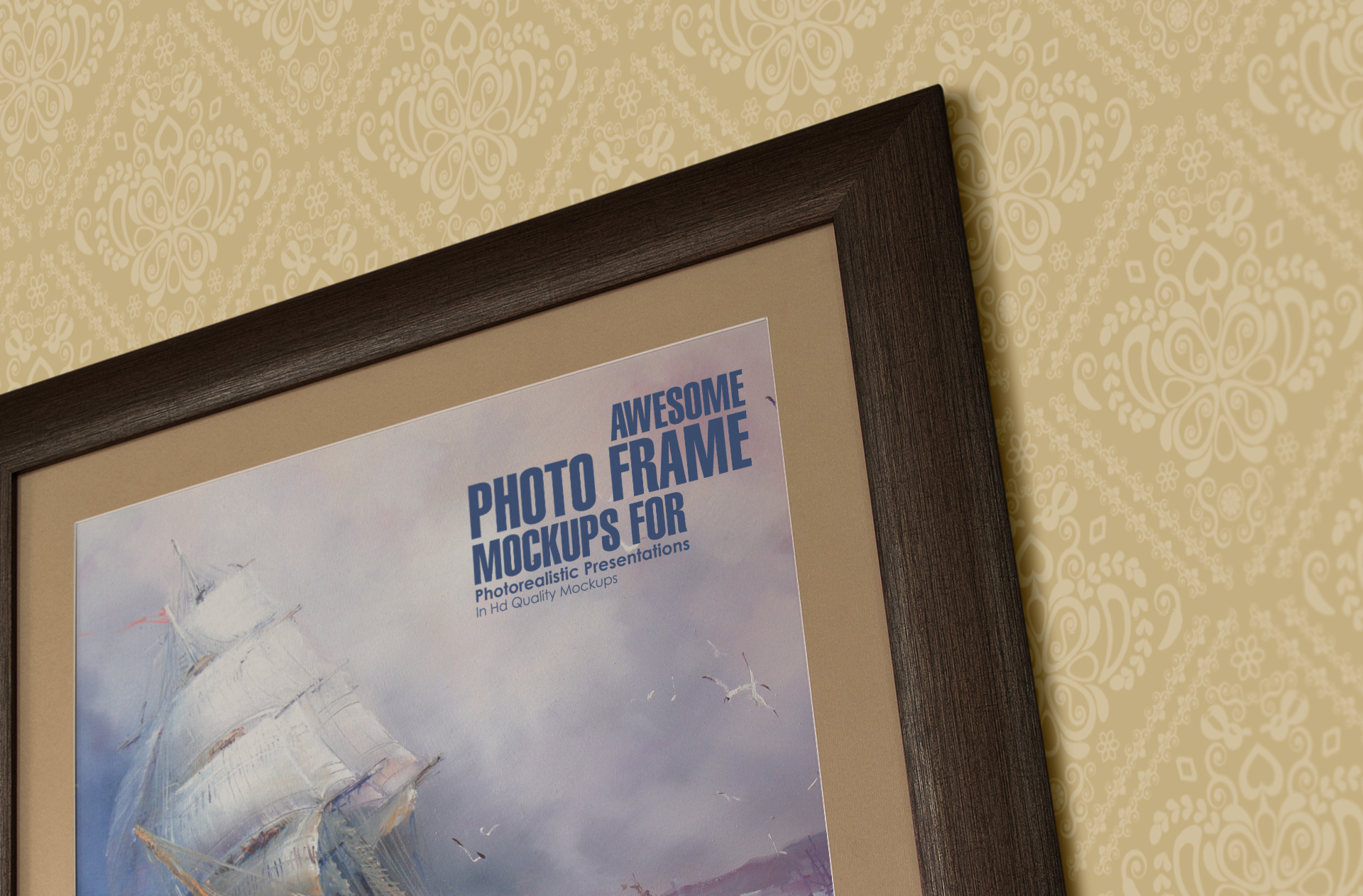 advertising frame mockup