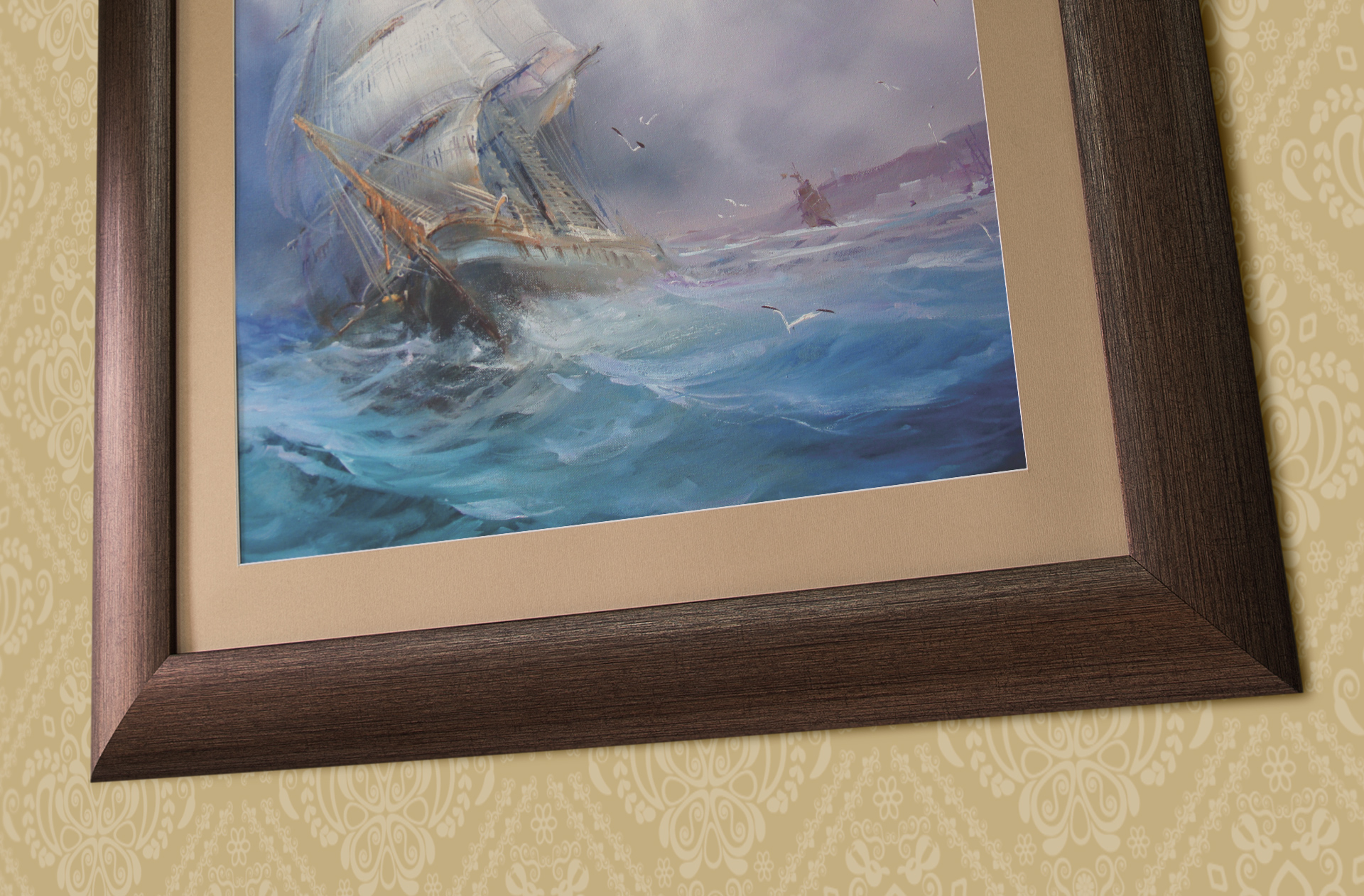 advertising frame mockup