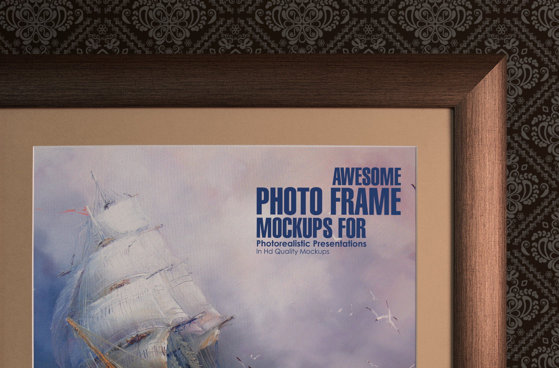 advertising frame mockup