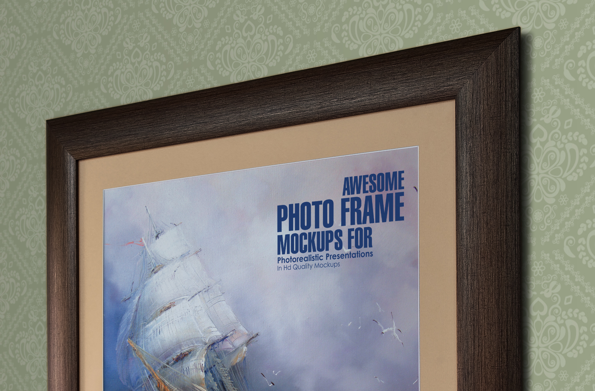 advertising frame mockup