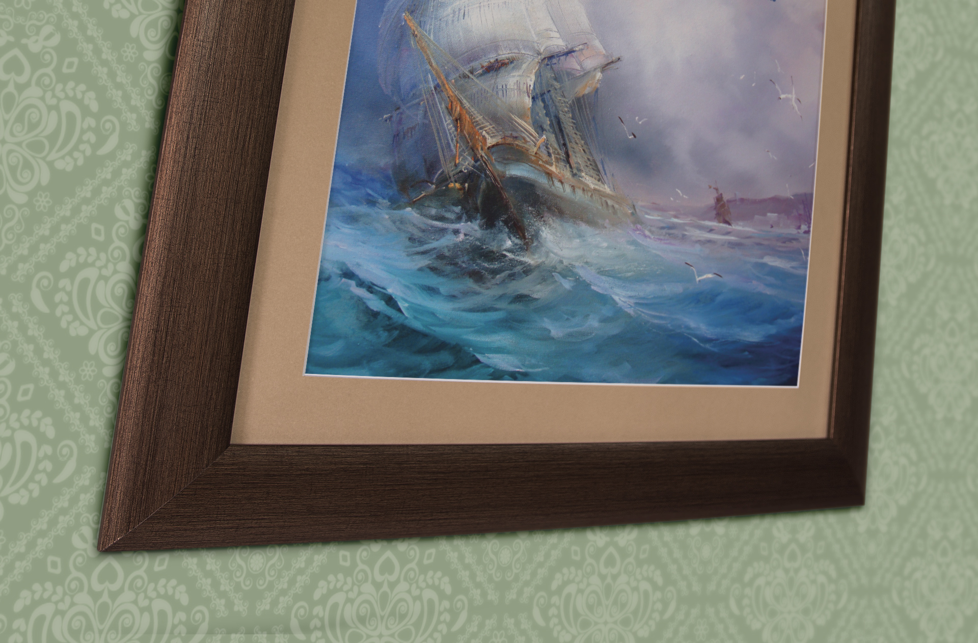 advertising frame mockup